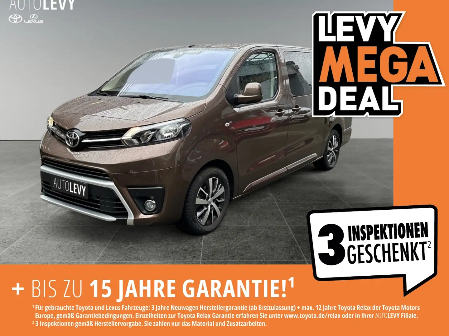 Toyota Proace 2.0 D-4D L2 Shuttle Comfort *NAVI* Brown - 1