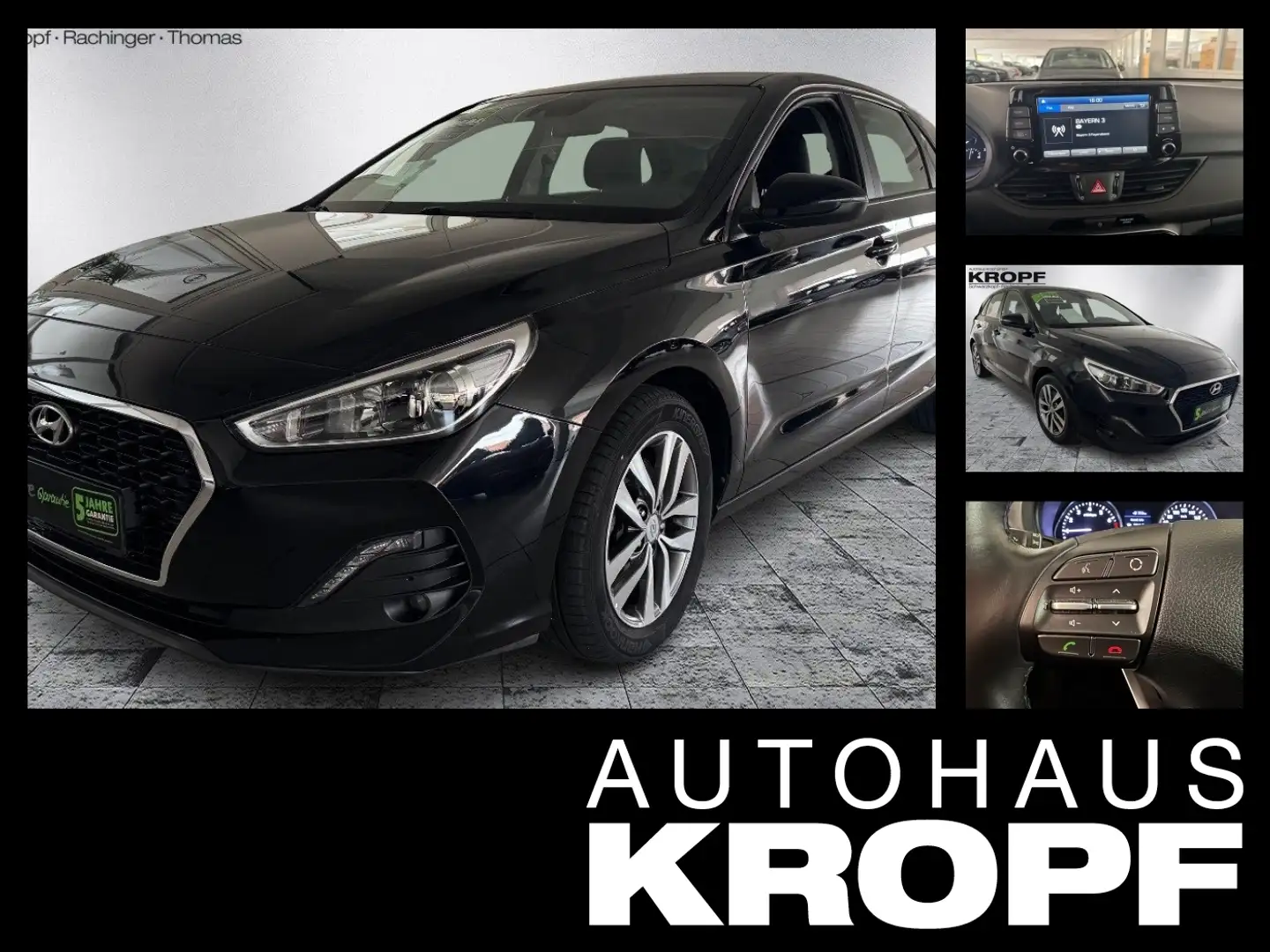 Hyundai i30 1.0 T-GDI Trend Kamera/Tempomat/Klimaanlage Noir - 1
