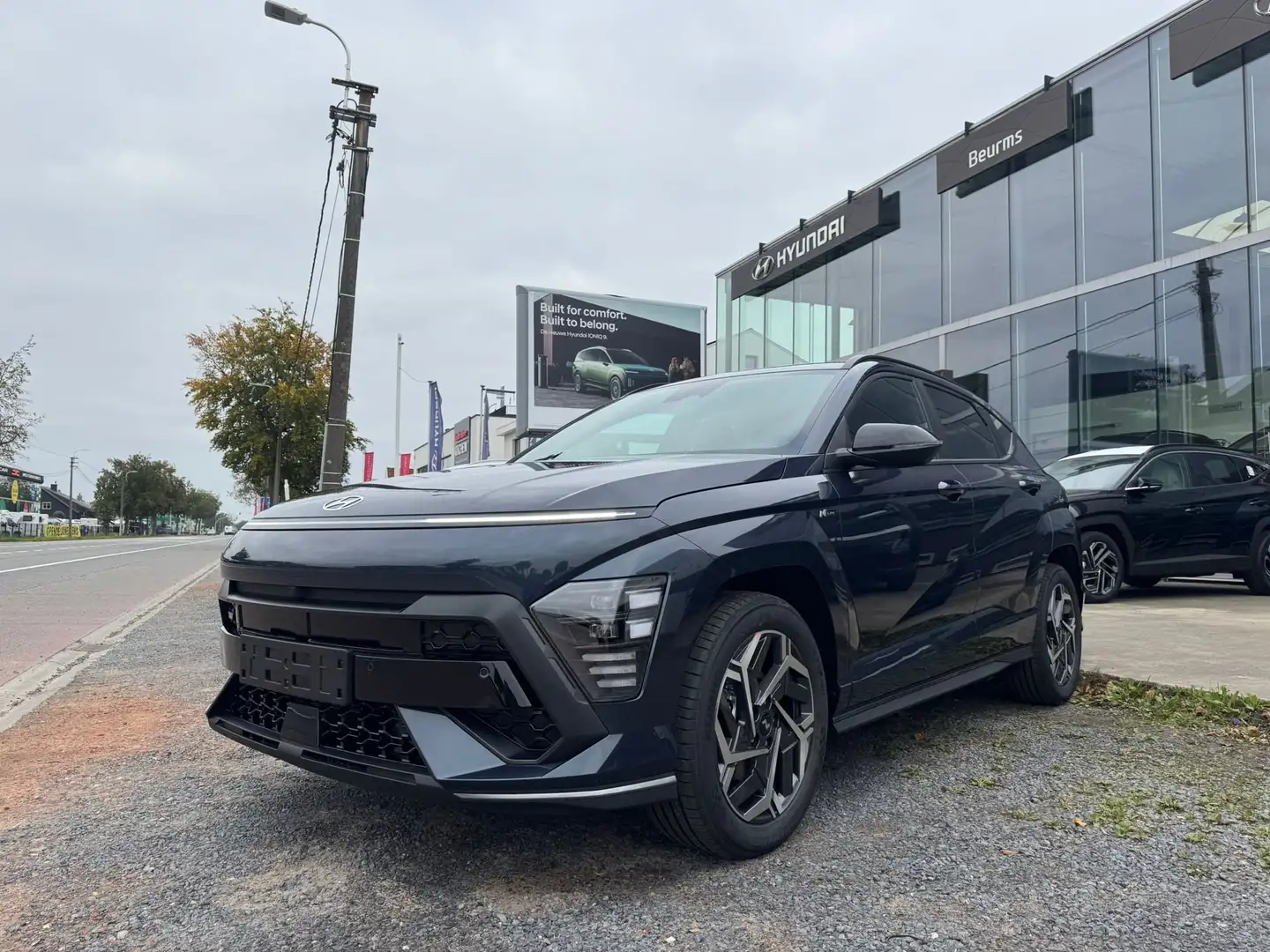 Hyundai KONA KONA 1.6 GDI DCT Hybrid shine N Line Blauw - 1