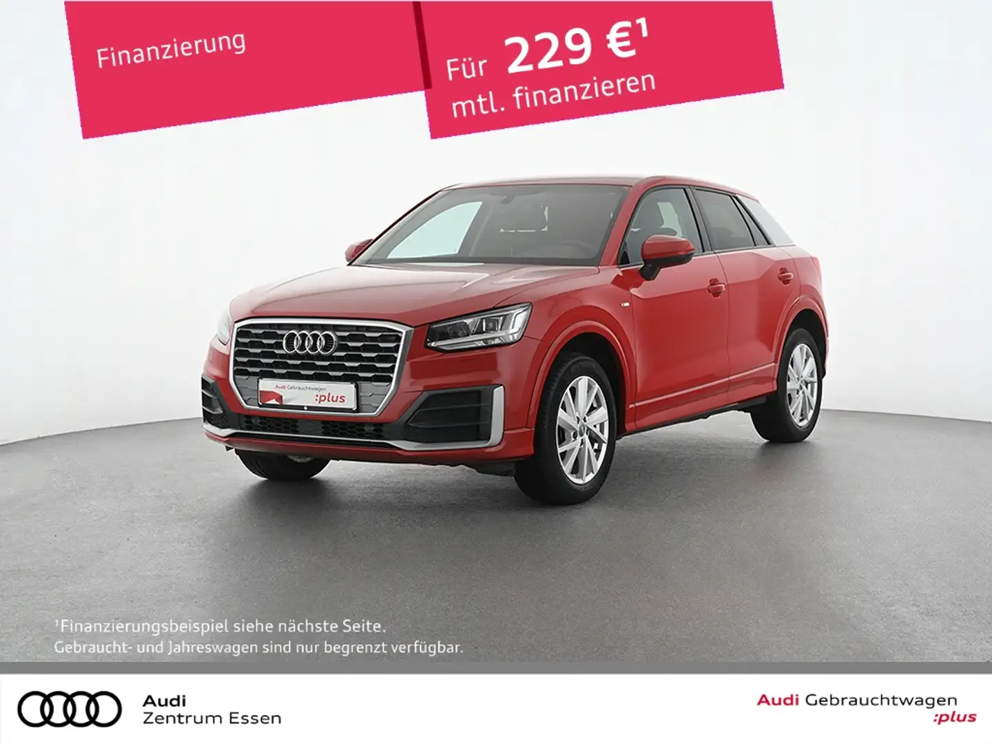 Audi Q2 Sport 1.4 TFSI S-LINE 6-GANG LED NAV SHZ   PDC   M Rot - 1