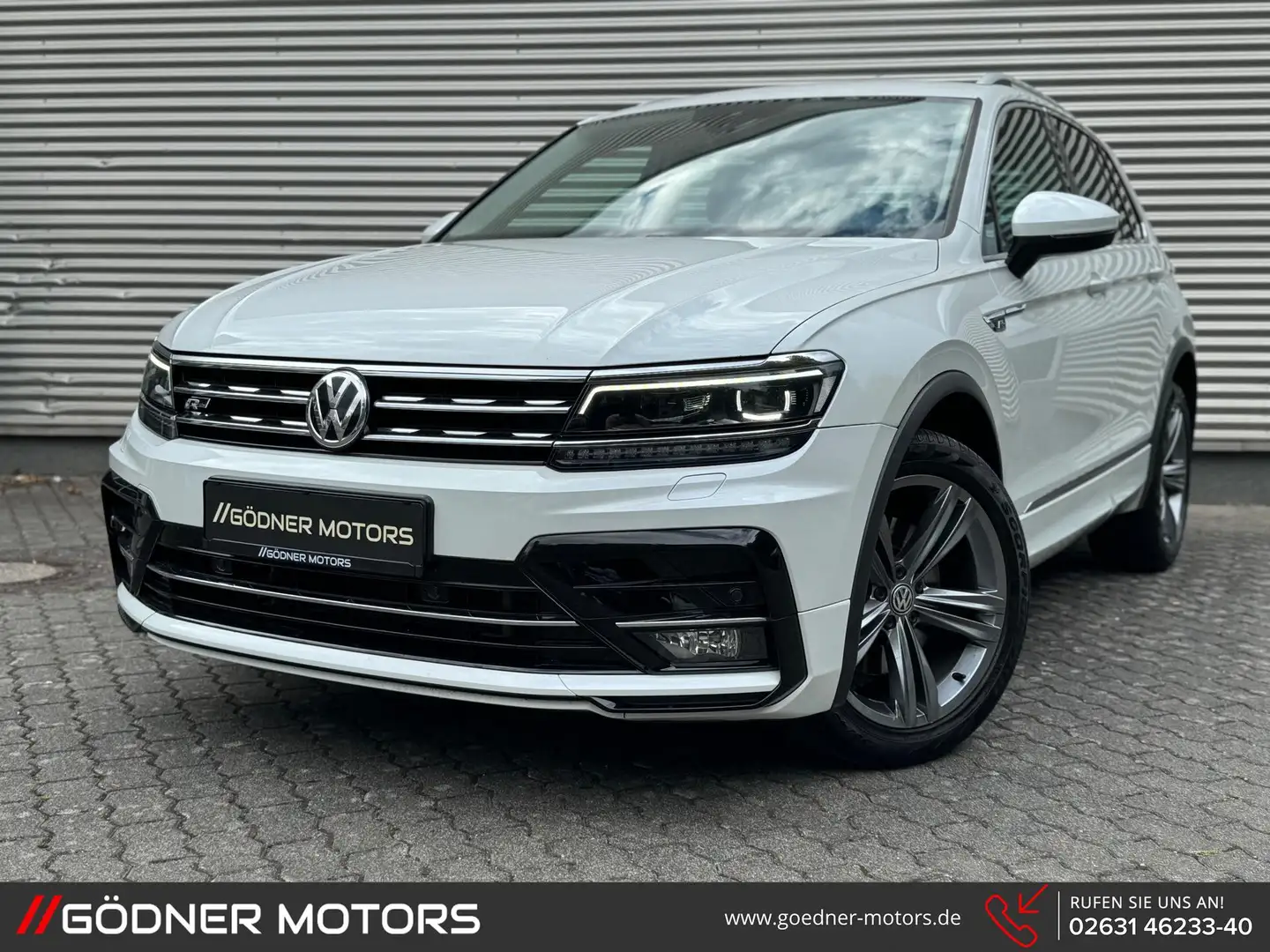 Volkswagen Tiguan R-Line 2.0 TDI Highline 4Motion/1.HAND/ACC/R-LI... Blanc - 1