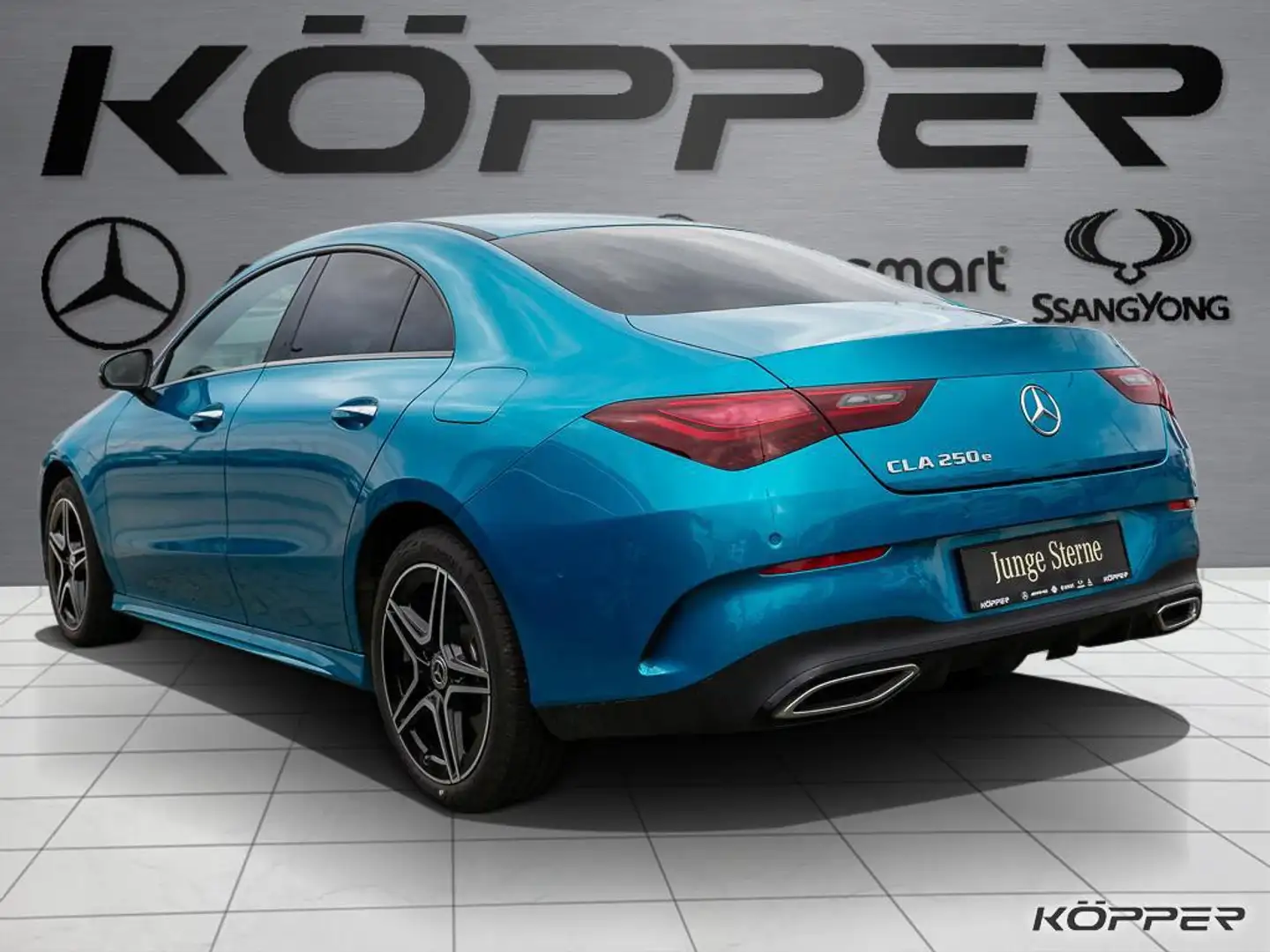Mercedes-Benz CLA 250 e AMG Premium Night AHK Distronic LED Blu/Azzurro - 2