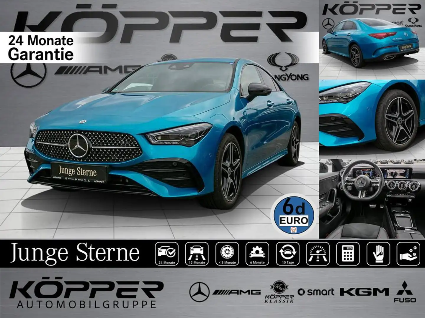 Mercedes-Benz CLA 250 e AMG Premium Night AHK Distronic LED Blau - 1