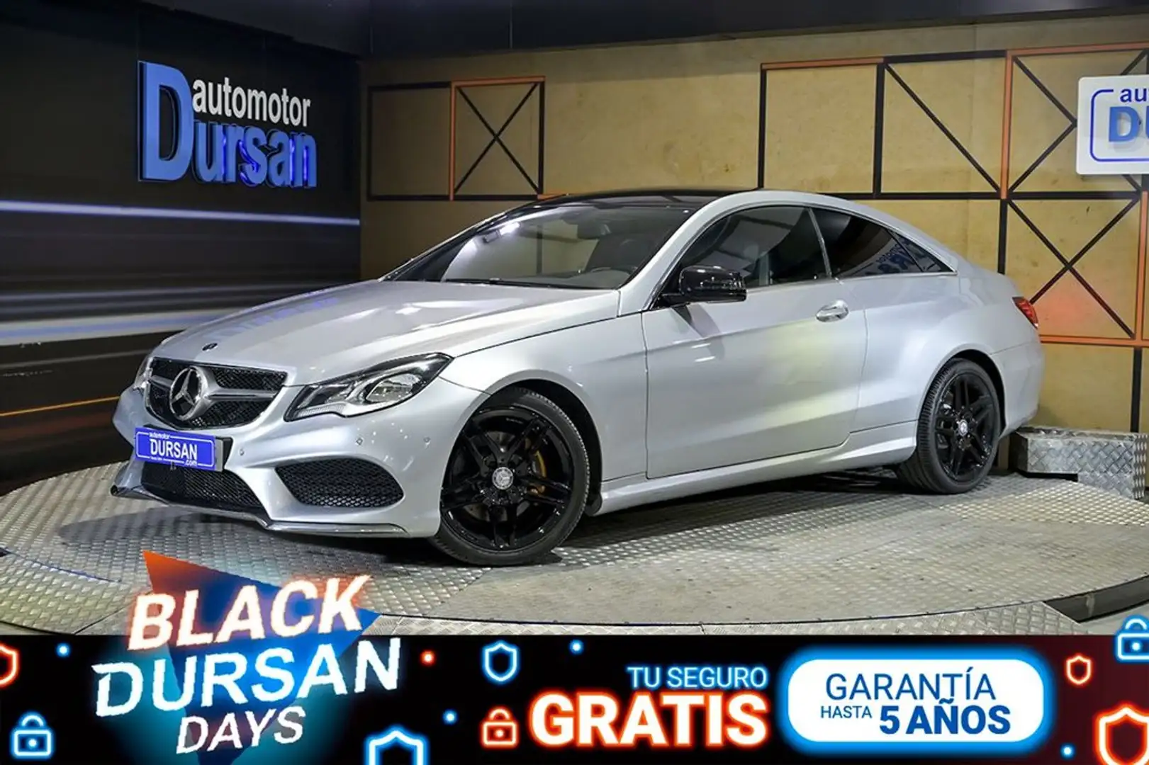 Mercedes-Benz E 220 Coupe CDI Gris - 1