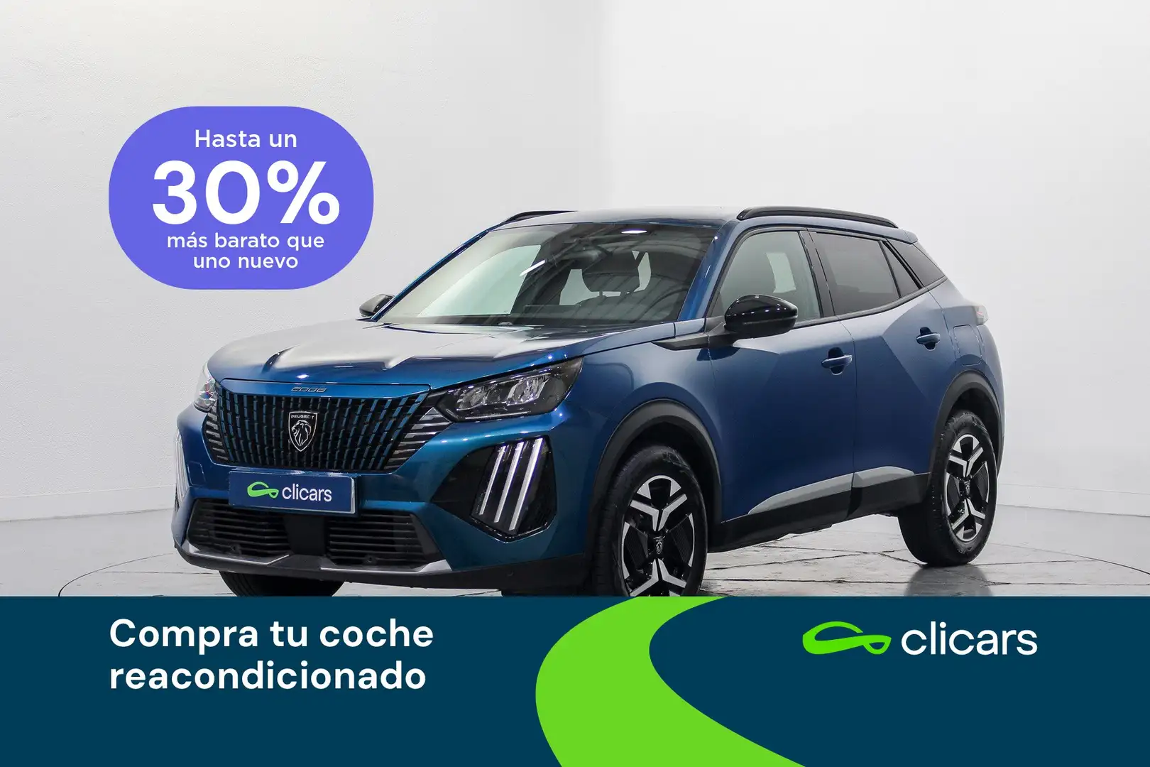 Peugeot 2008 Hybrid 136 Allure eDCS6 Bleu - 1