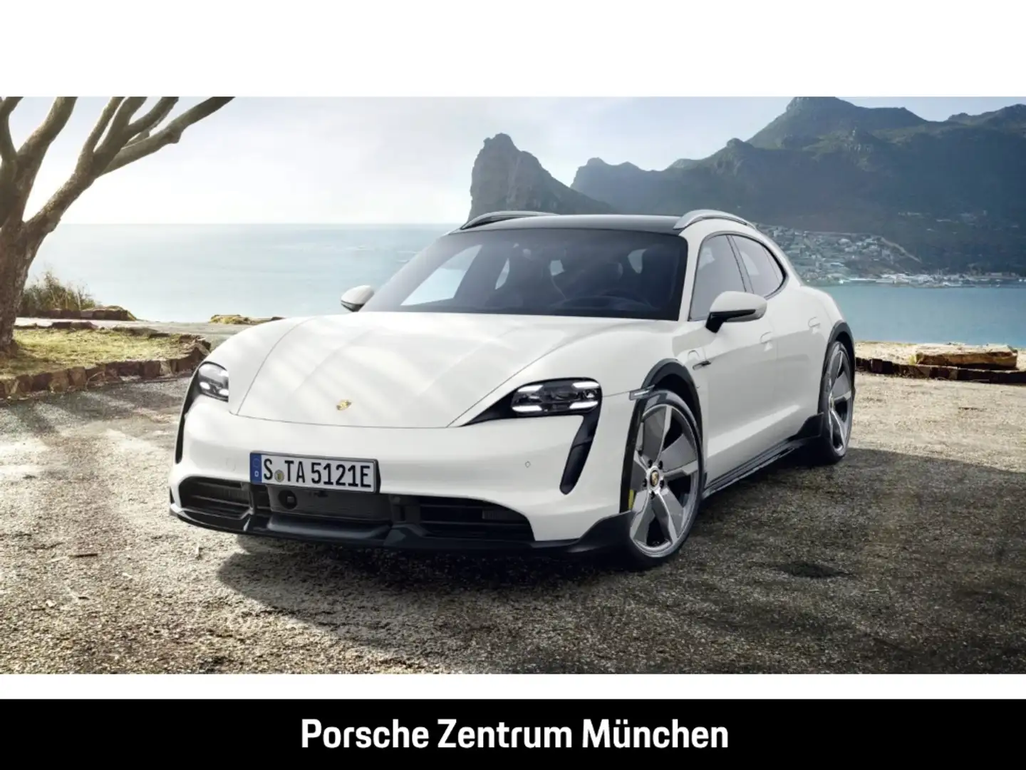 Porsche Taycan Turbo S Cross Turismo BOSE Panoramadach Weiß - 1