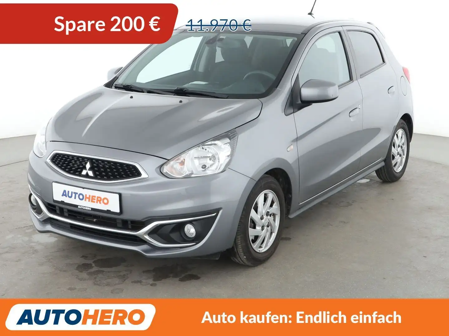 Mitsubishi Space Star 1.2 Top *TEMPO*SHZ*ALU*KLIMA* Grau - 1