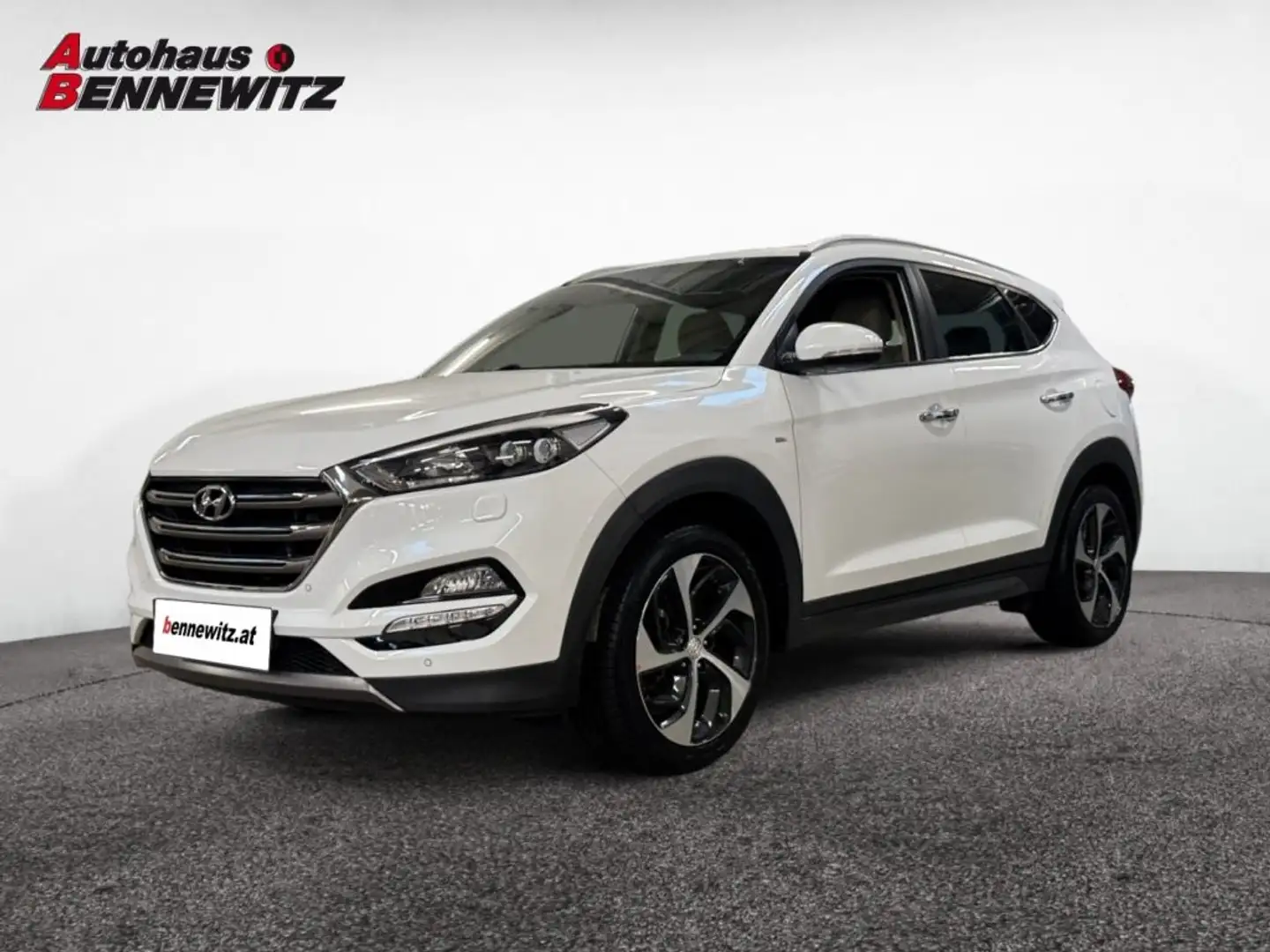 Hyundai TUCSON Tucson 2,0 CRDI 4WD Style Weiß - 1