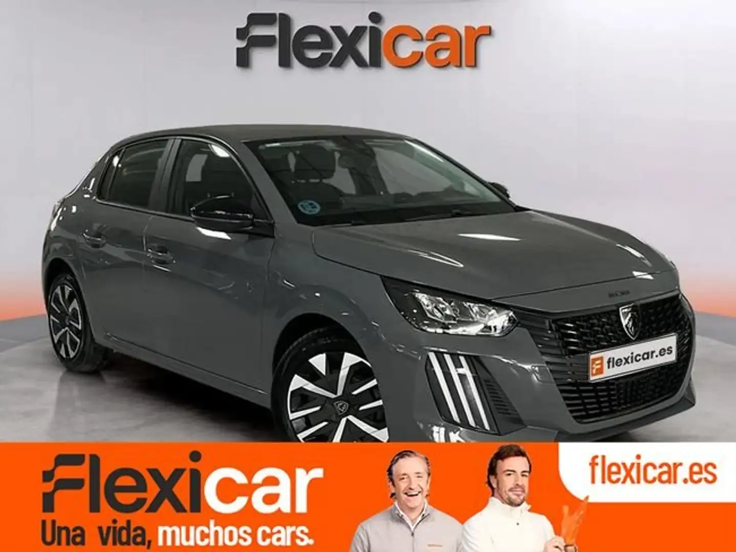 Peugeot 208 1.2 Puretech S&S Active 100 Gris - 1