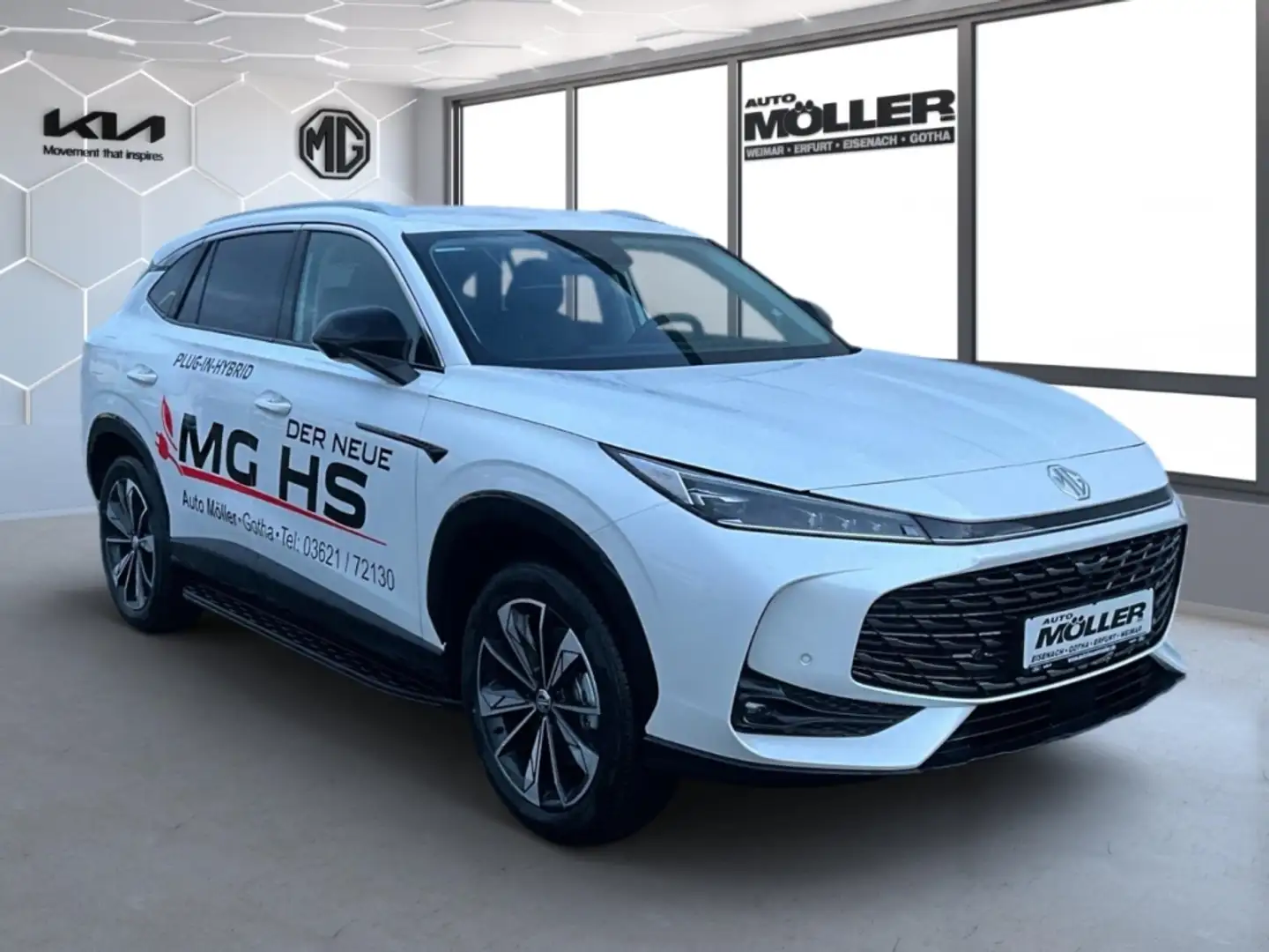 MG HS PHEV LUXURY Navi Leder 360 Kamera LED DAB Weiß - 2