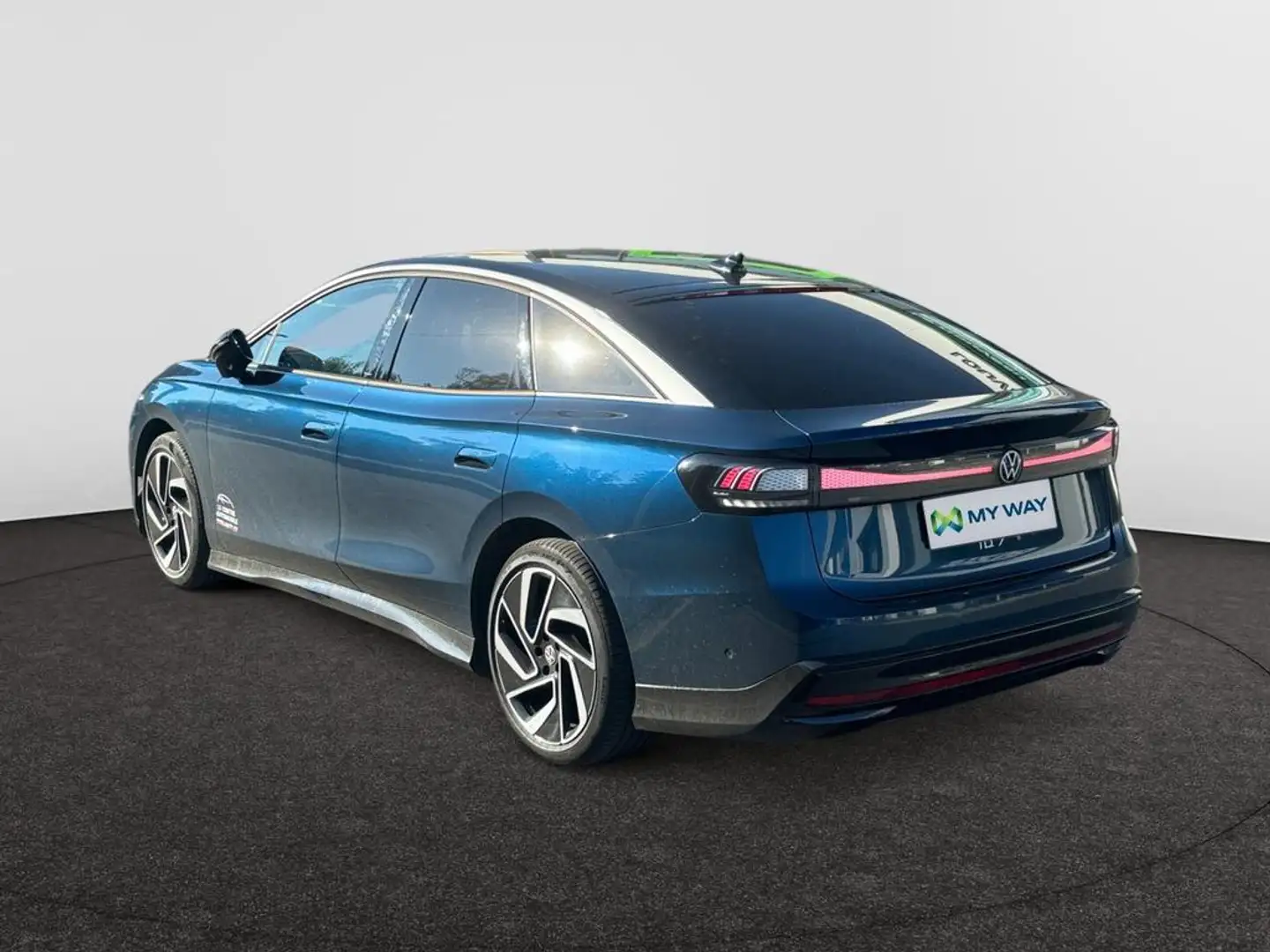 Volkswagen ID.7 Pro 210 kW (286 PS) 77 kWh, 1-speed automatic tran Blauw - 2