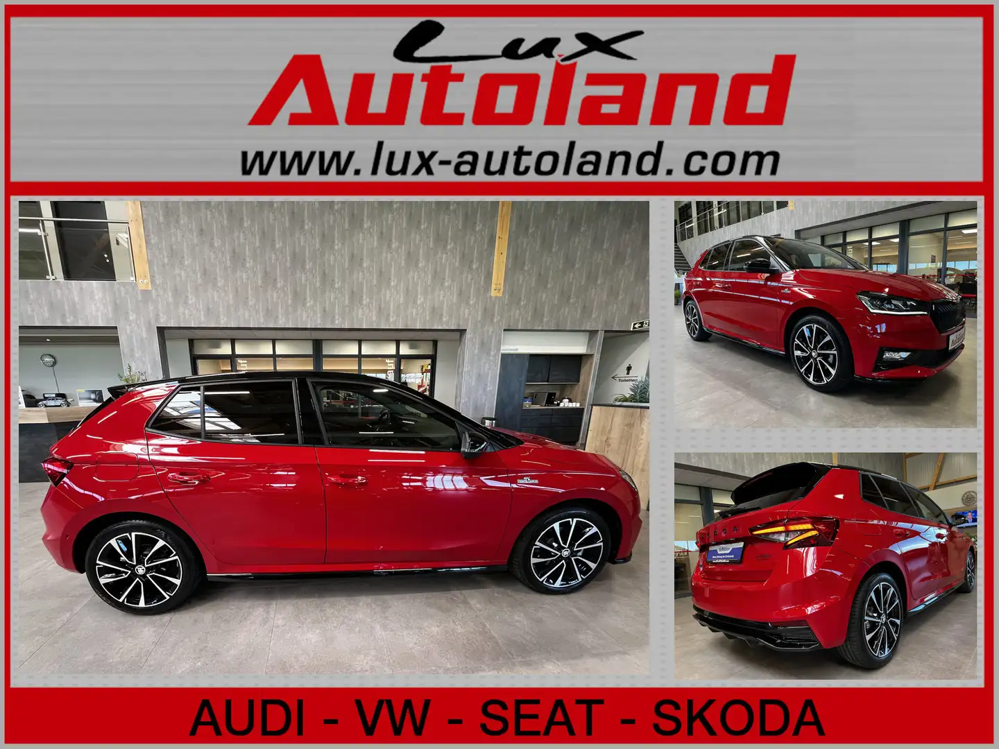 Skoda Fabia Monte Carlo 1.5 TSI DSG ACC SideA 5JG Rouge - 1