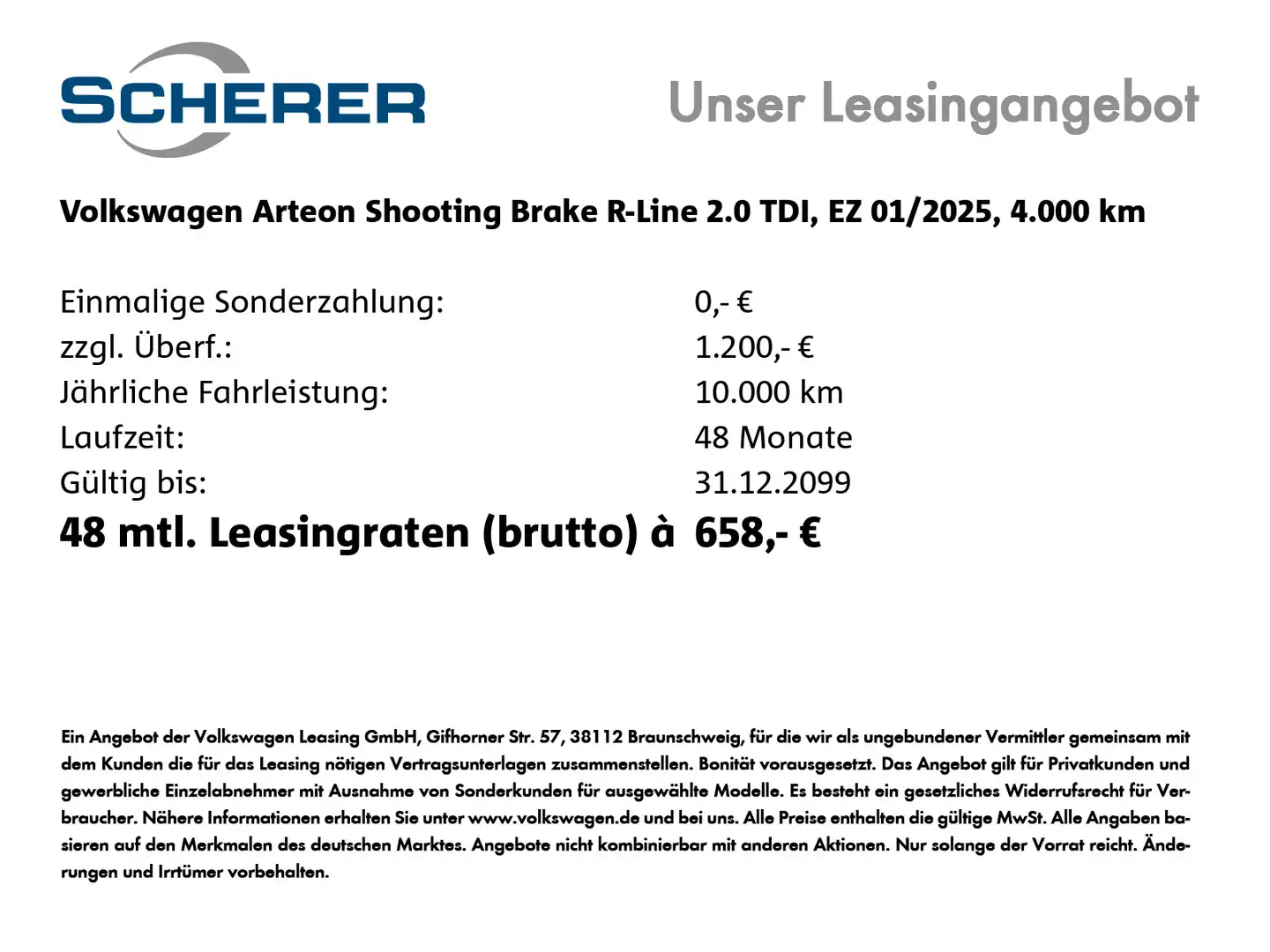 Volkswagen Arteon 2.0 TDI *R-Line* DSG NP: 6 Weiß - 2