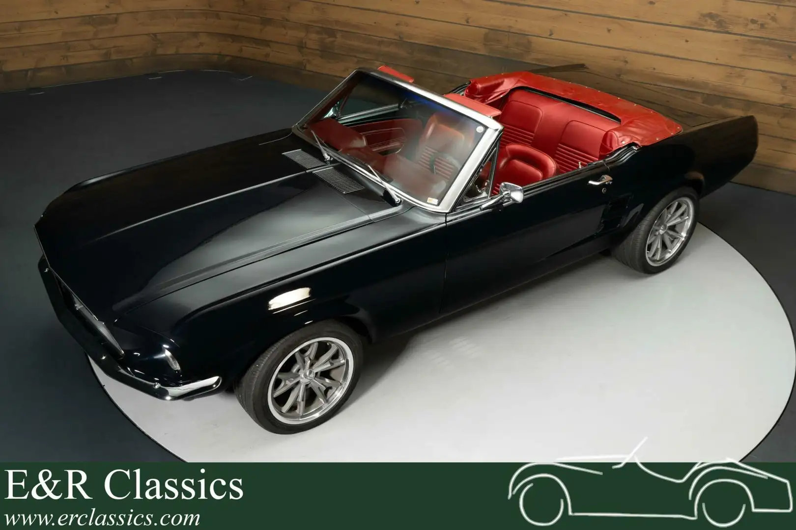 Ford Mustang Cabriolet | Gereviseerde motor | 1967 Blauw - 1