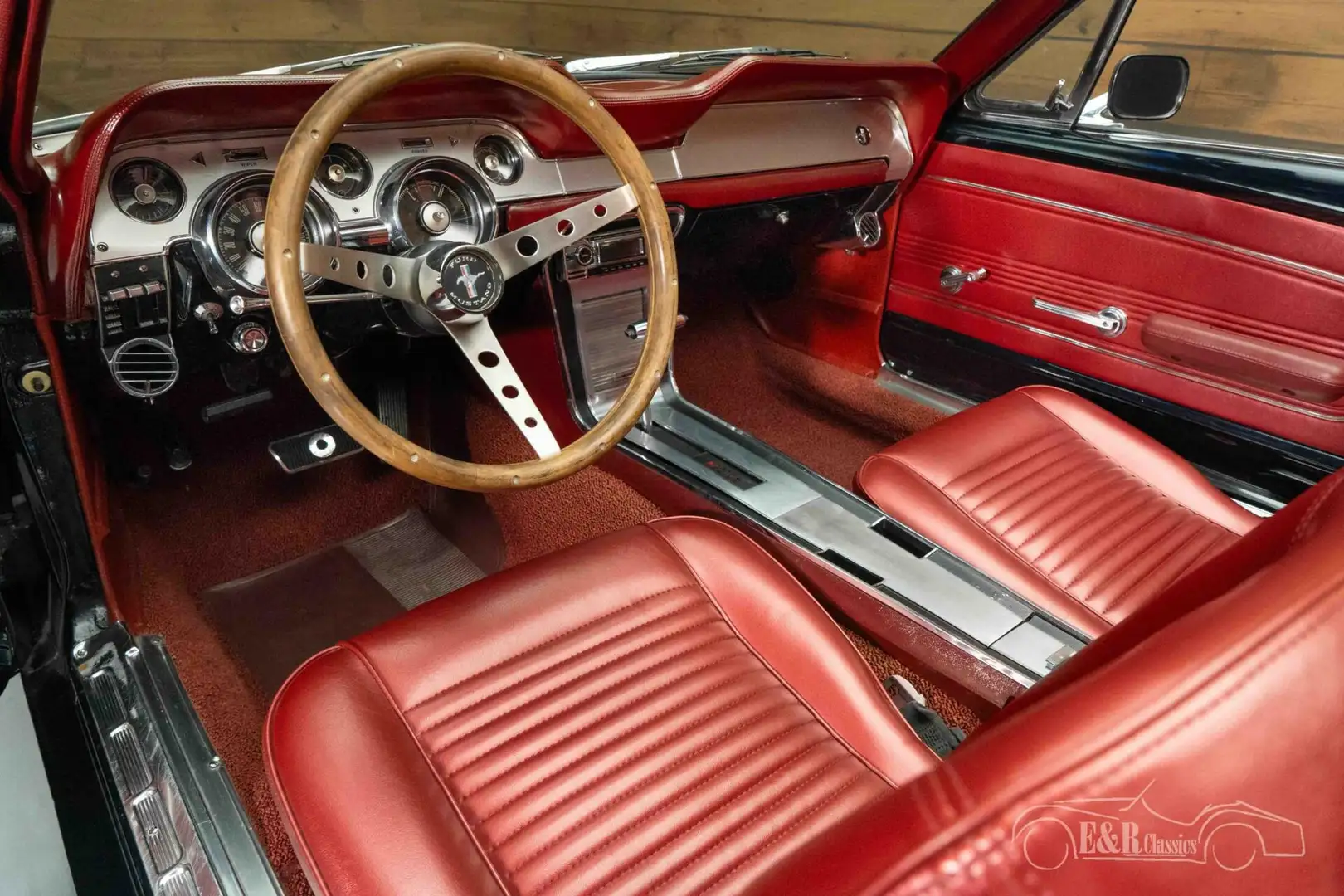Ford Mustang Cabriolet | Gereviseerde motor | 1967 Blauw - 2