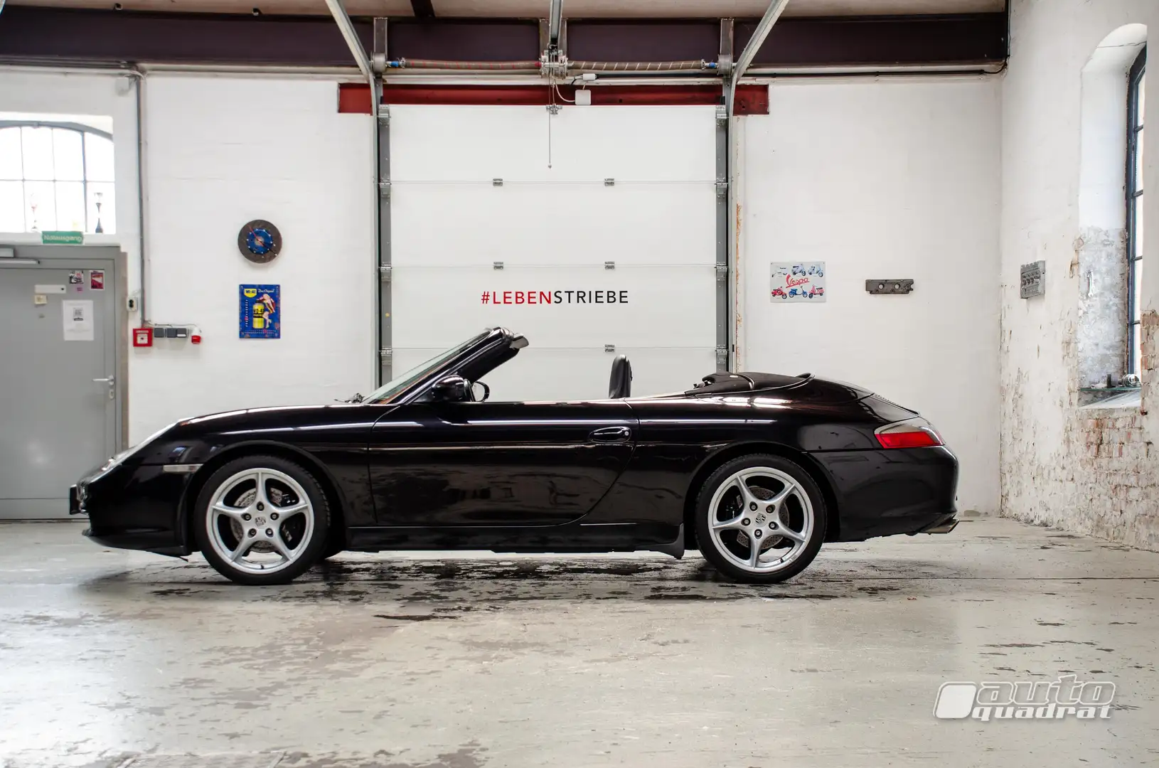 Porsche 911 996.2 Carrera 2 Cabriolet Schalter + Sportsitze Schwarz - 1