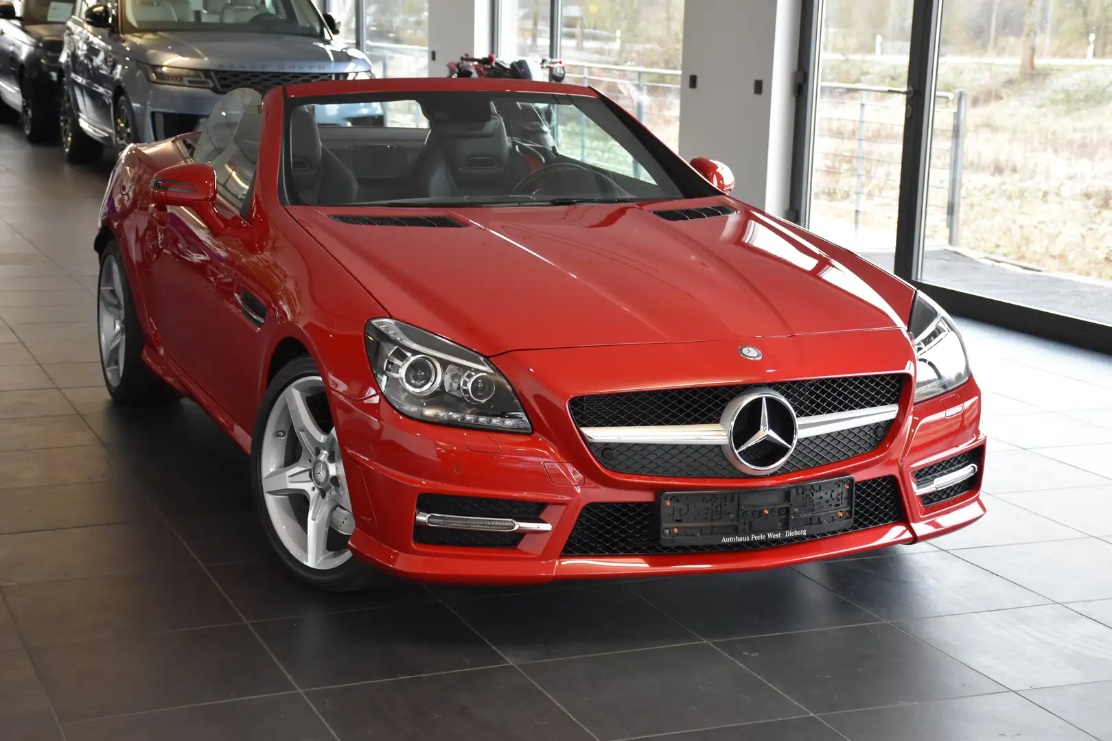 Mercedes-Benz SLK 300 SLK 300 9G-TRONIC AMG LINE"MAGIC SKY"NAVI"1.HAND" Rot - 2