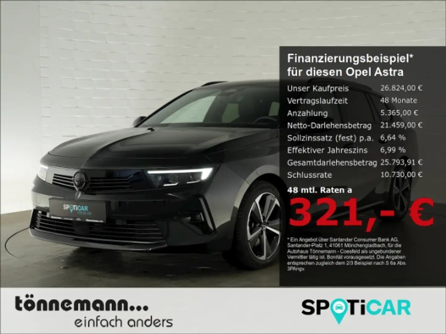 Opel Astra L ST GS CDTI AT+AHK+LED MATRIX+NAVI+360 GRAD KAMER Schwarz - 1