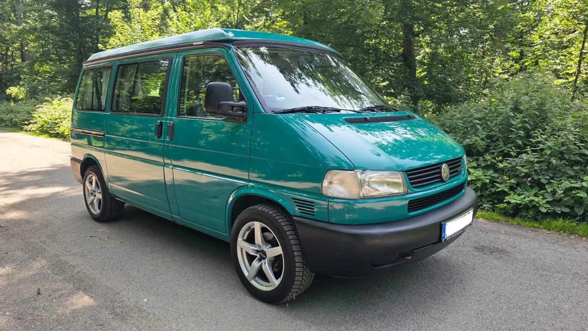 Volkswagen T4 California Coach mit Aufstelldach. Grüne Plakette. Standheiz Vert - 2
