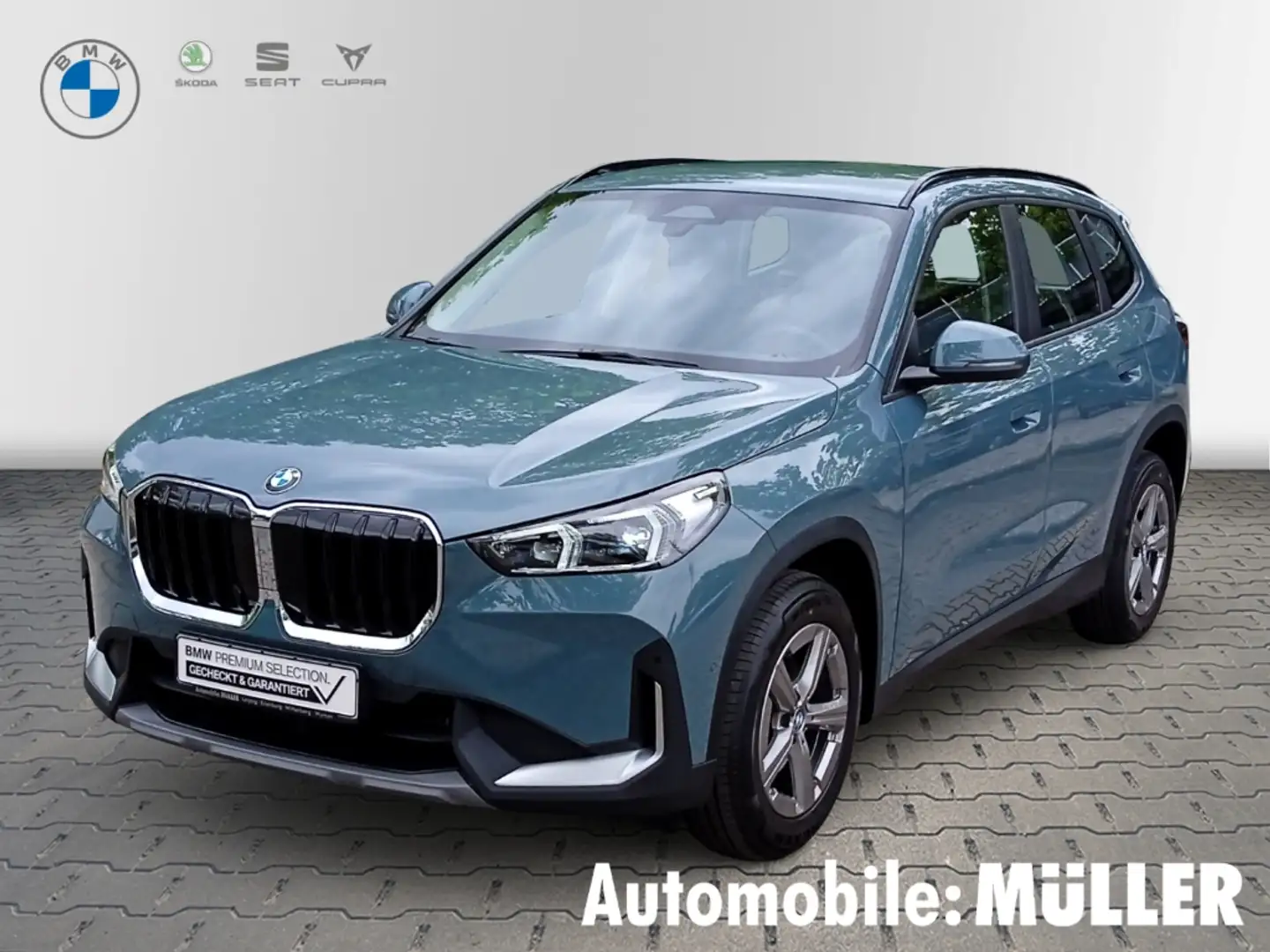 BMW X1 sDrive 18i*Aut.*Keyless*Ad.LED*DAB*RFK* Grün - 1