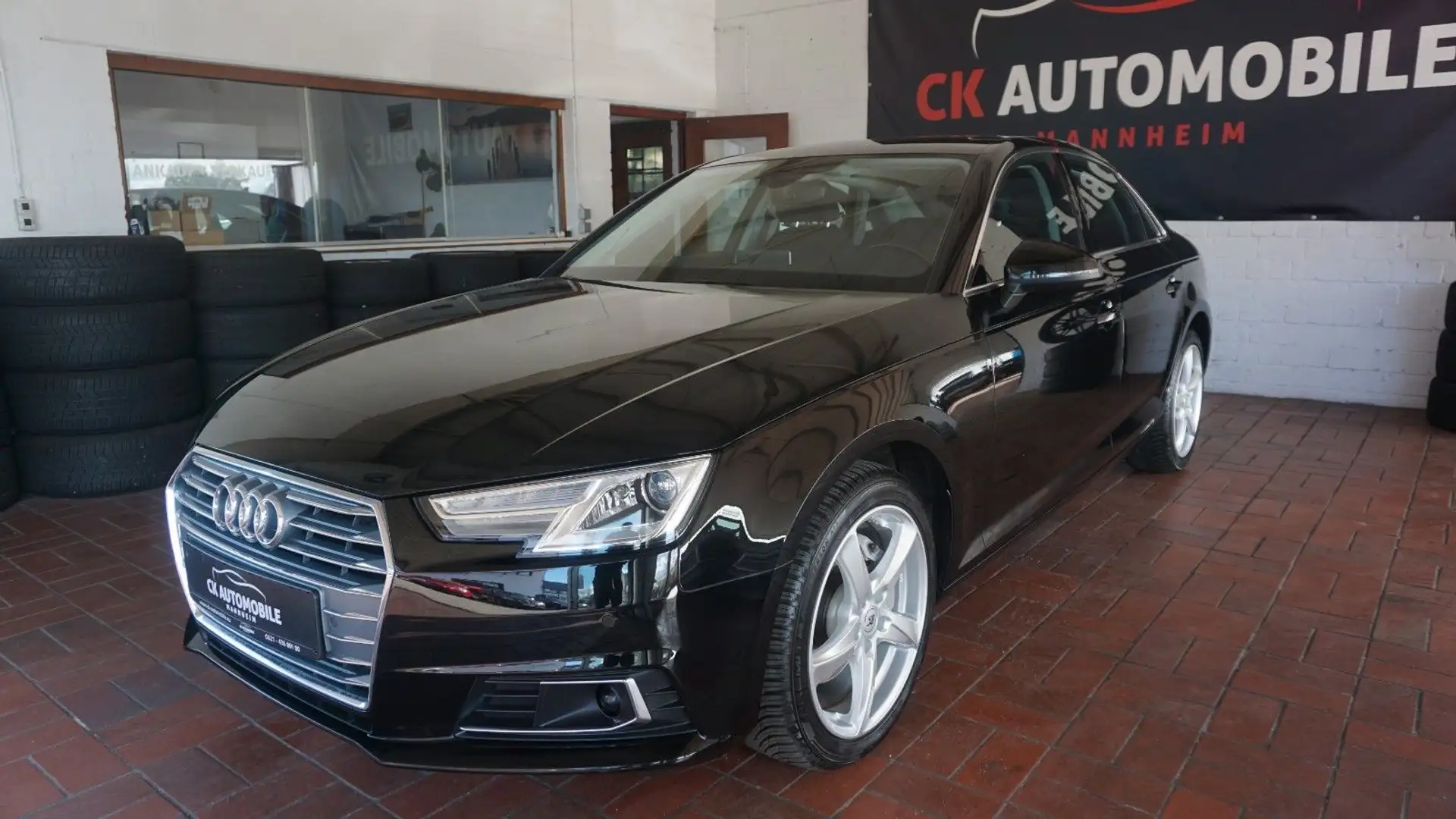 Audi A4 Lim. sport 3.0 TDI V6 ACC NAVI PDC AHK AUTOMA Negru - 2