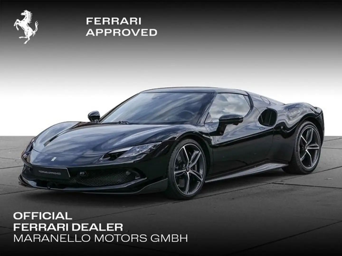 Ferrari 296 GTB *Nero Stellato*CarPlay*Carbon*Assetto-Fiorano*JBL Schwarz - 1