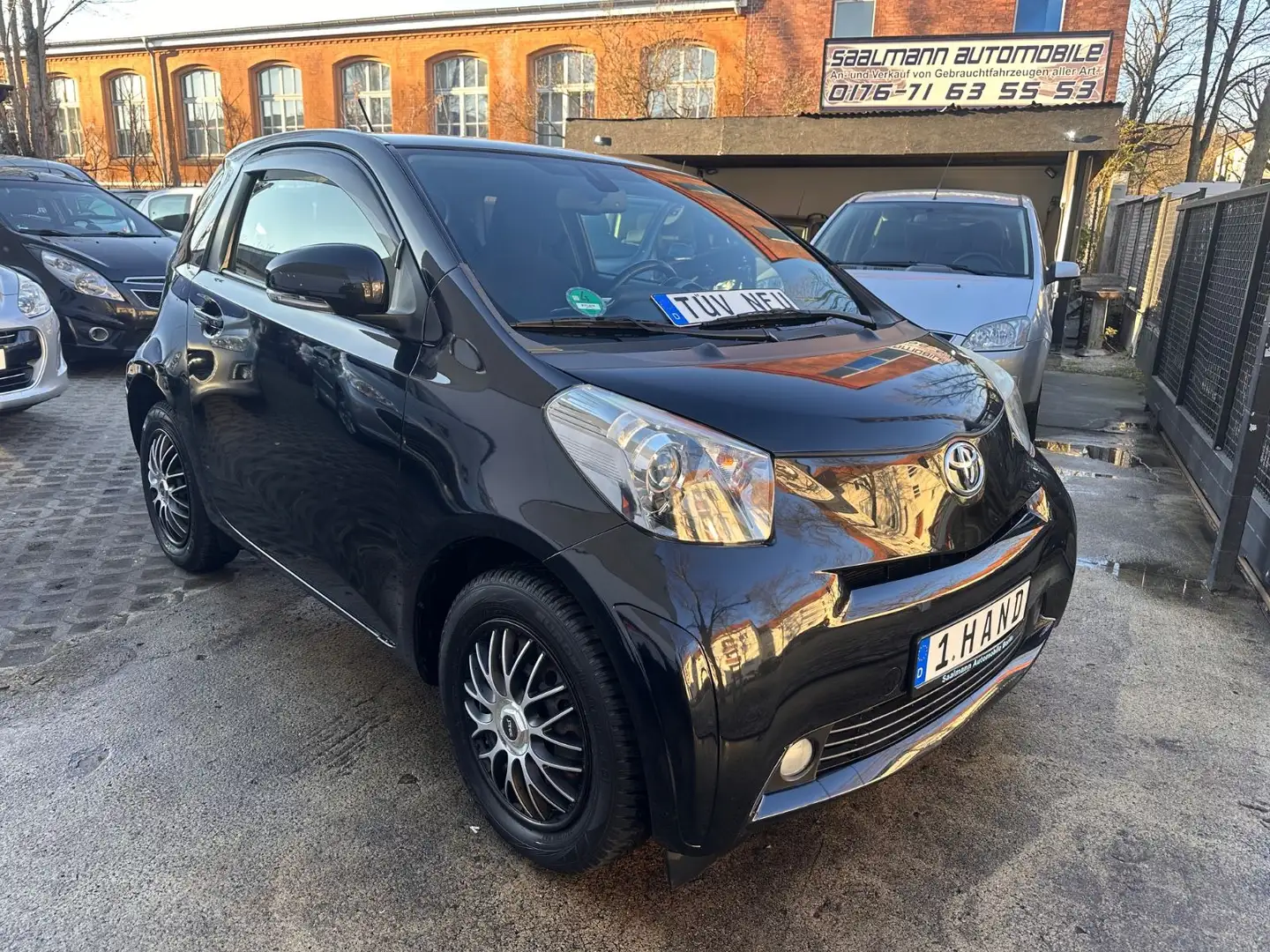Toyota iQ iQ +*2.Hand*S.Heft*Klima*8 x bereift Negru - 1