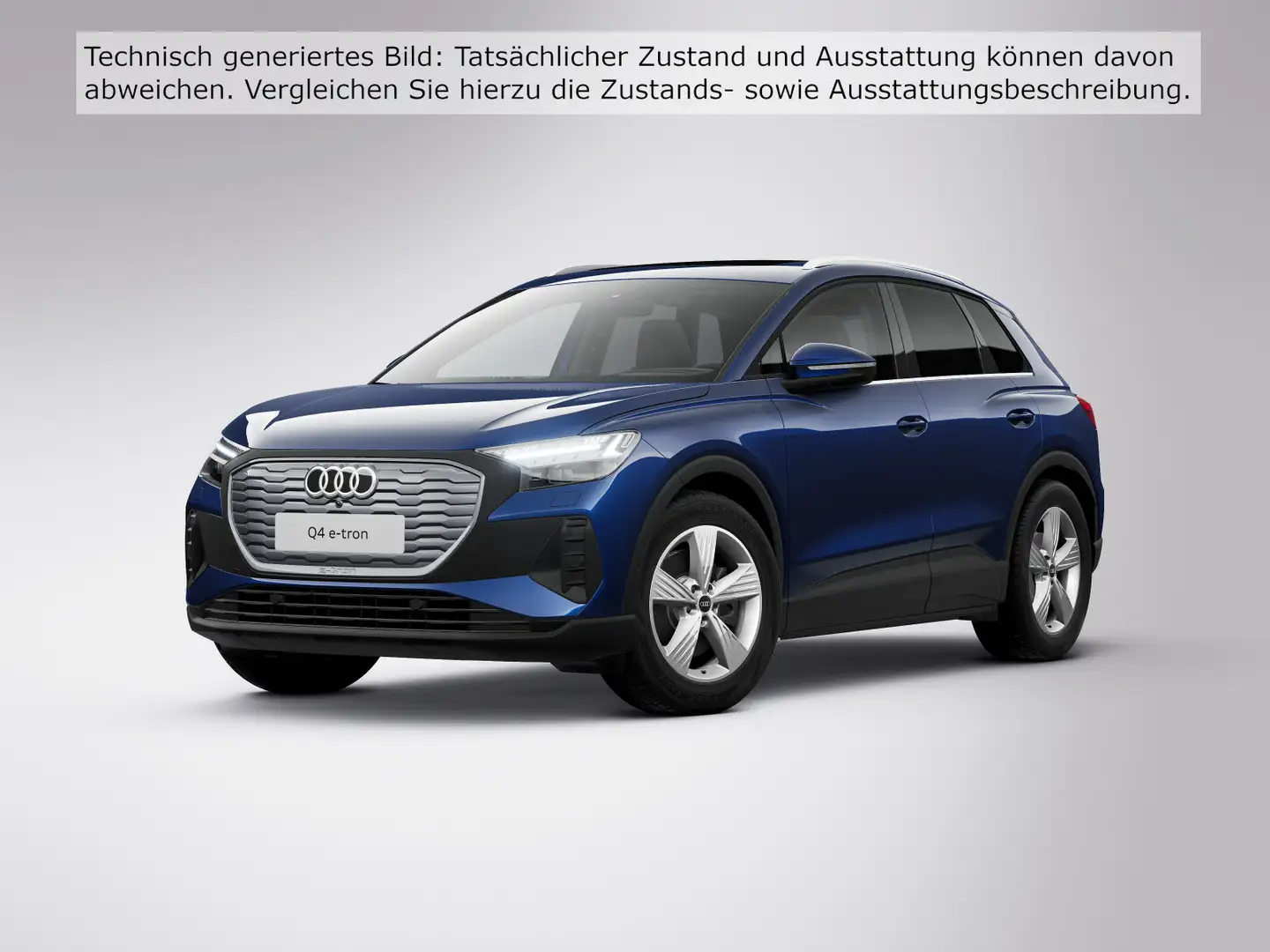 Audi Q4 e-tron 45 quattro Matrix Pano Wärmepumpe AHZV Blau - 2
