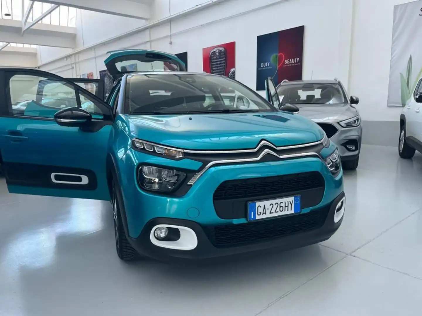 Citroen C3 BlueHDi 100 S&S Feel Pack unico proprietario Vert - 1