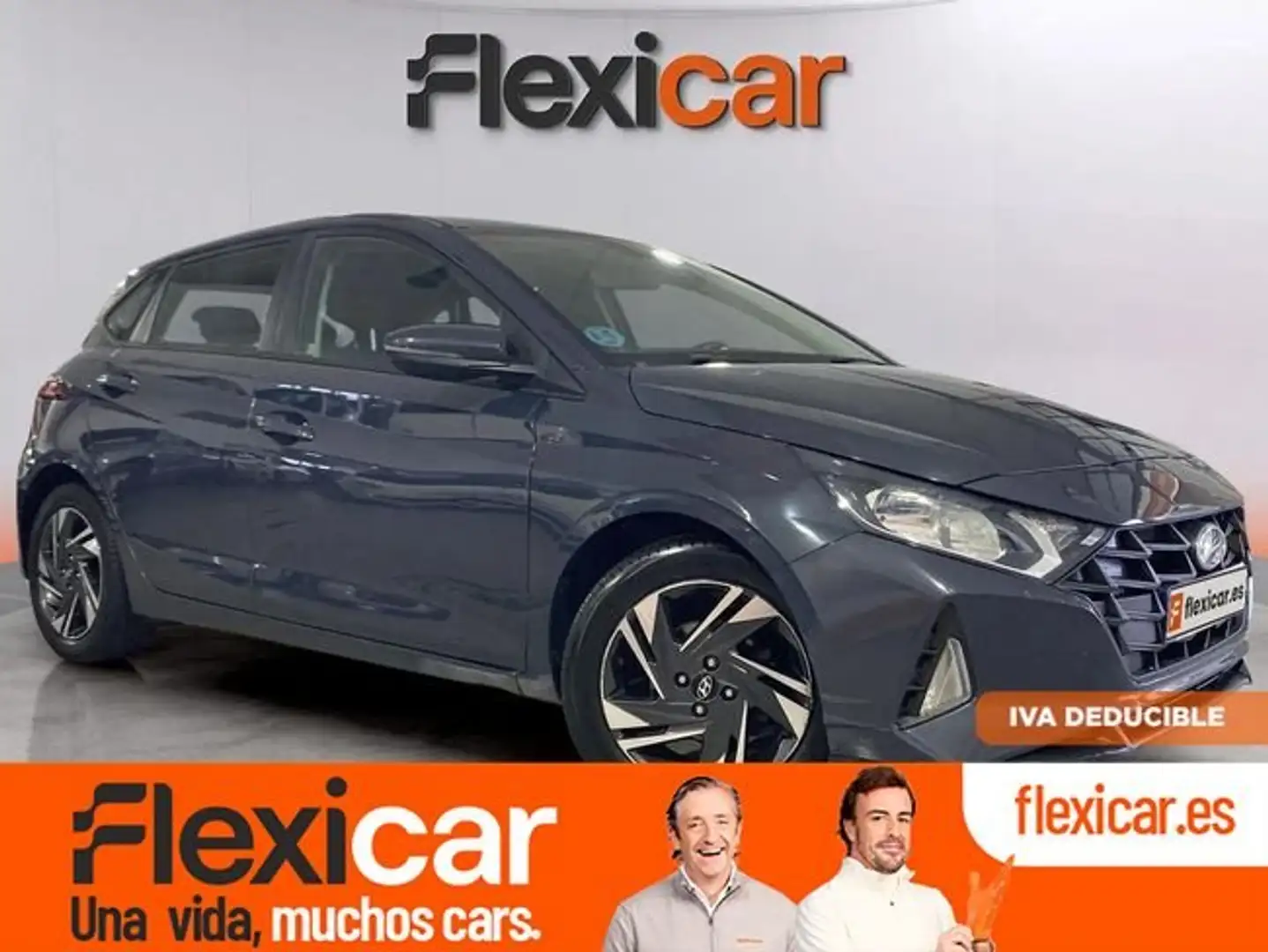 Hyundai i20 1.0 TGDI Klass 100 Gris - 1