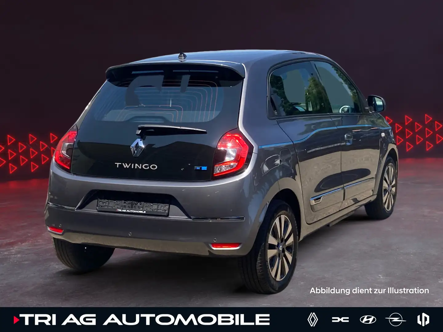 Renault Twingo ELECTRIC INTENS PDC SHZ Navi Klimaautomat Gris - 2