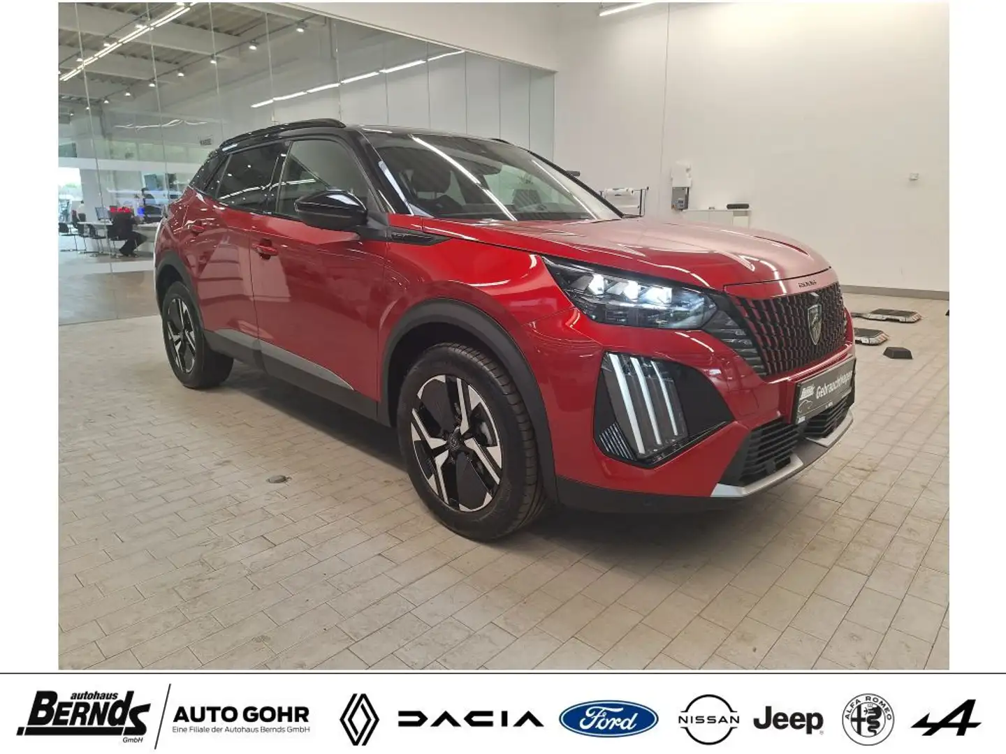 Peugeot 2008 PureTech 130 EAT8 GT RÜCKFAHRKAMERA KLIMAAUTOMATIK Rouge - 2