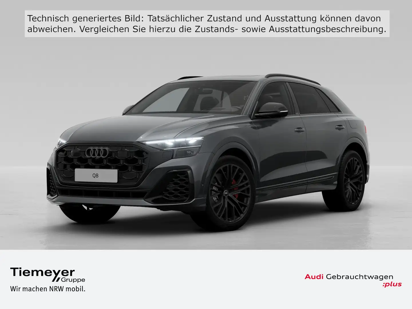 Audi Q8 60 TFSI e Q 2x S LINE BLACK LM22 PANO MEMORY Grau - 1