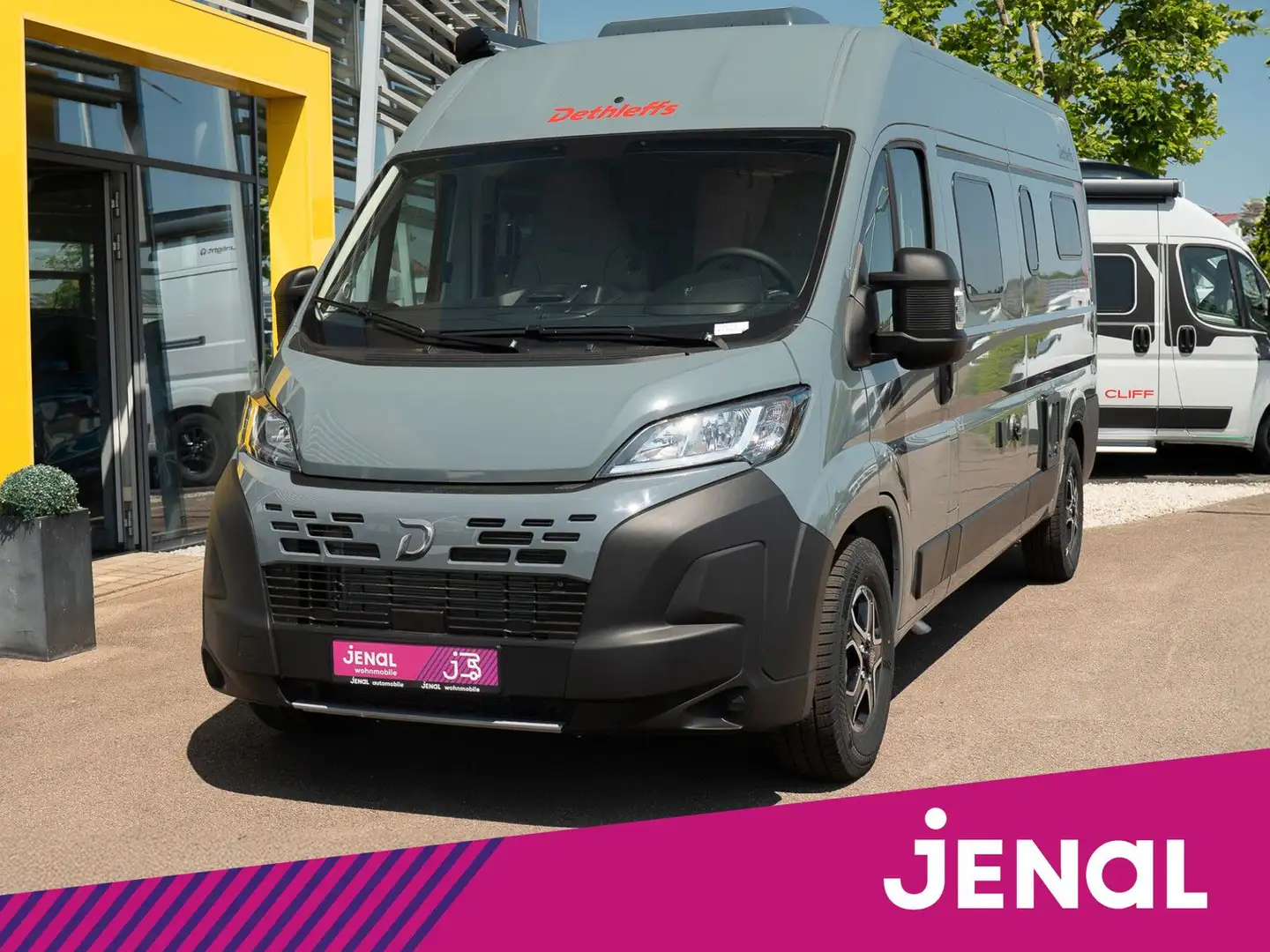 Dethleffs Globetrail 600 DK Fiat Heckauszug/Rahmenfenster Grigio - 1