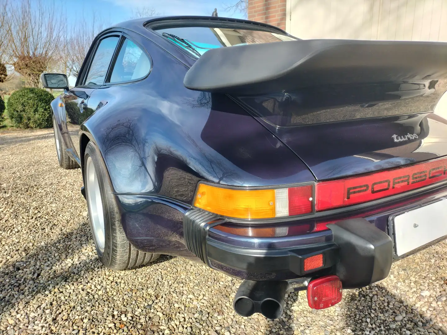 Porsche 930 Uniek-930 turbo 3.3-BRD-Fabriek origineel-boekjes Modrá - 1