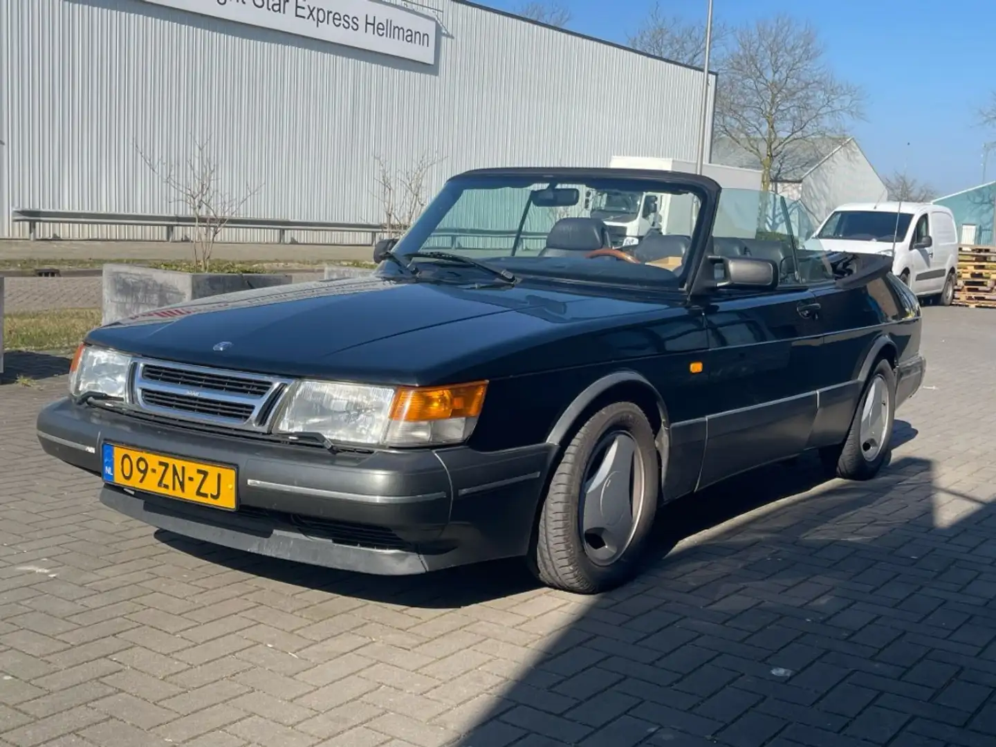 Saab 900 Classic 900 T16S Cabrio Zwart - 1