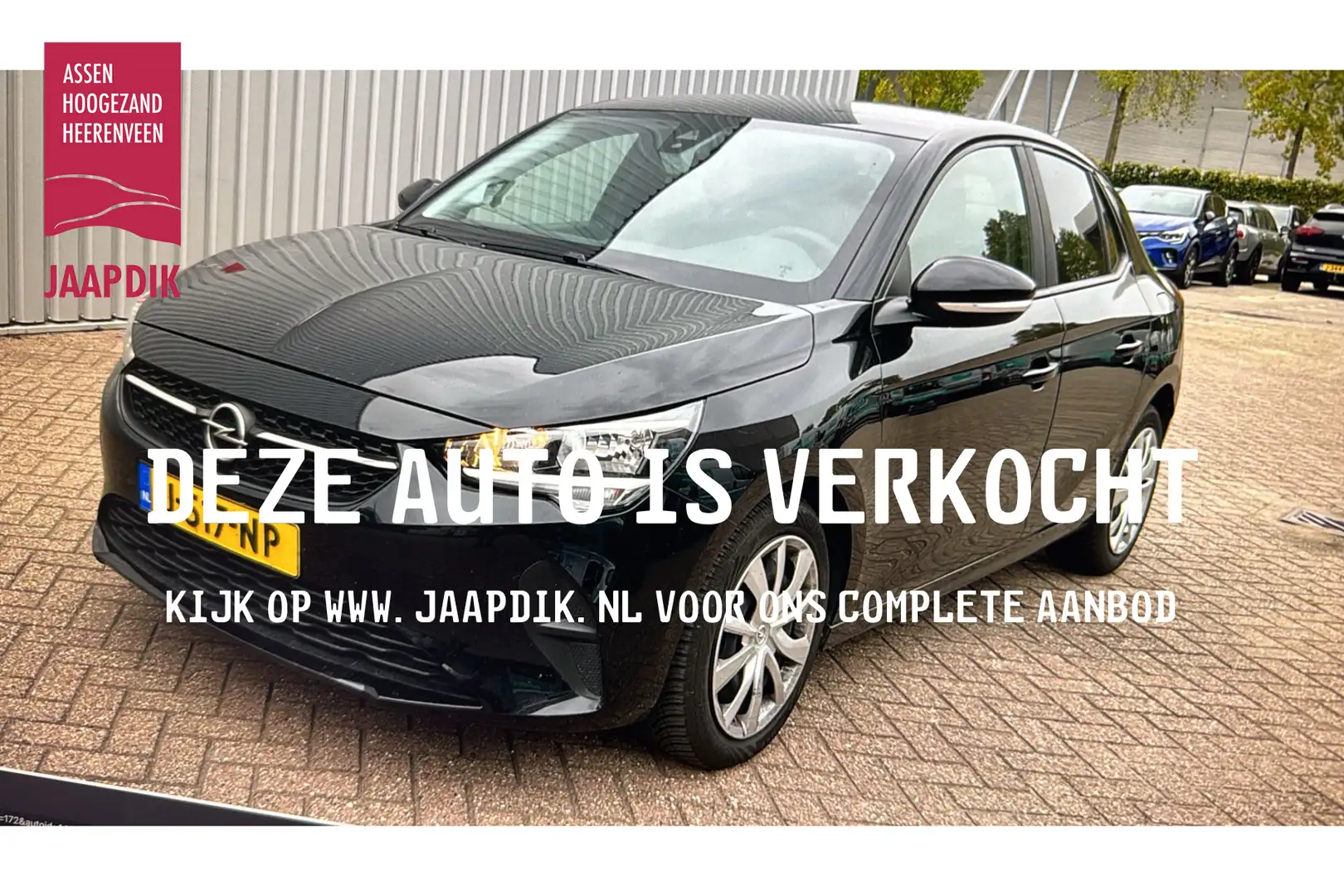 Opel Corsa BWJ 2020 | 1.2 101PK! Edition | AIRCO | NAVI | CAR Zwart - 1