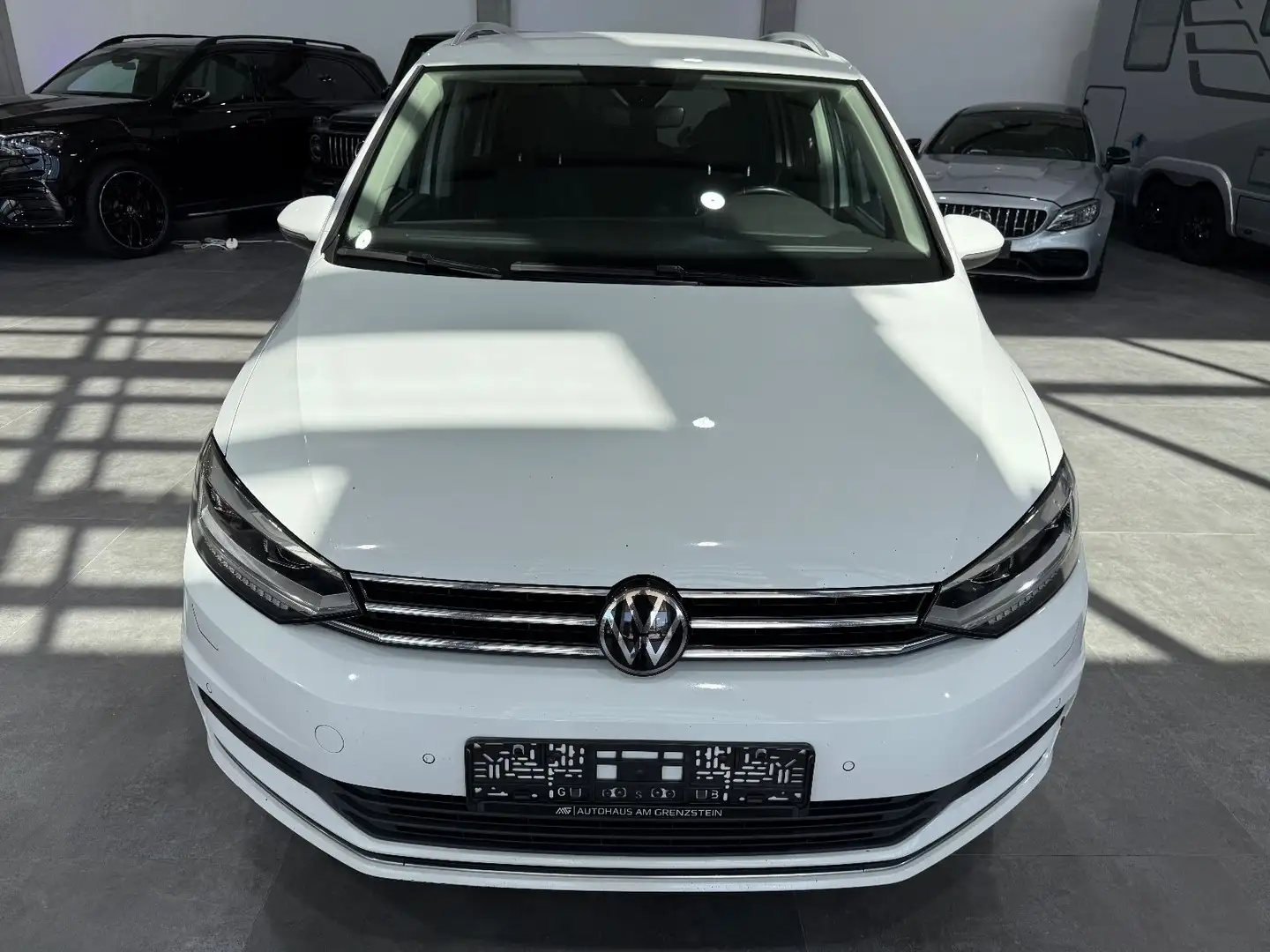 Volkswagen Touran Highline BMT*LED*AHK*Kamera*2.0 TDI*CarPl Blanc - 2