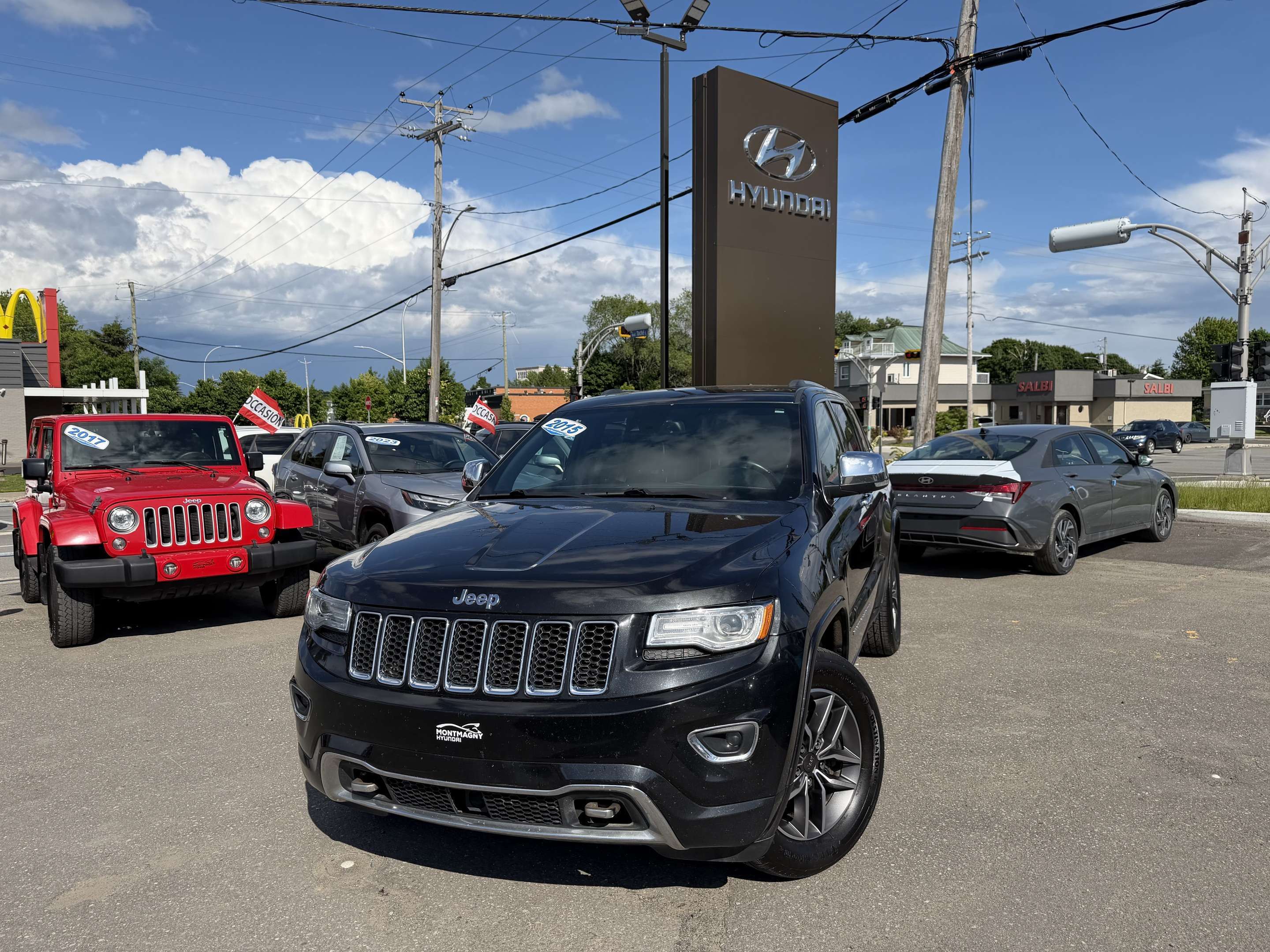 Black 2015 Jeep Grand Cherokee SUV / Crossover Four-Wheel Drive Automatic