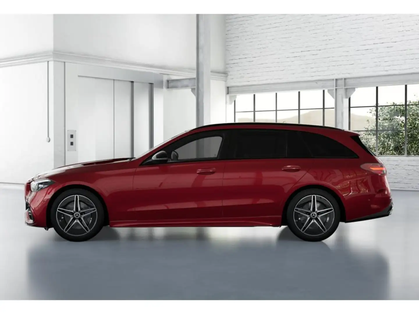 Mercedes-Benz C 180 T AMG+NIGHT+AHK+KAMERA+Assistenz-Paket+LED Rood - 2