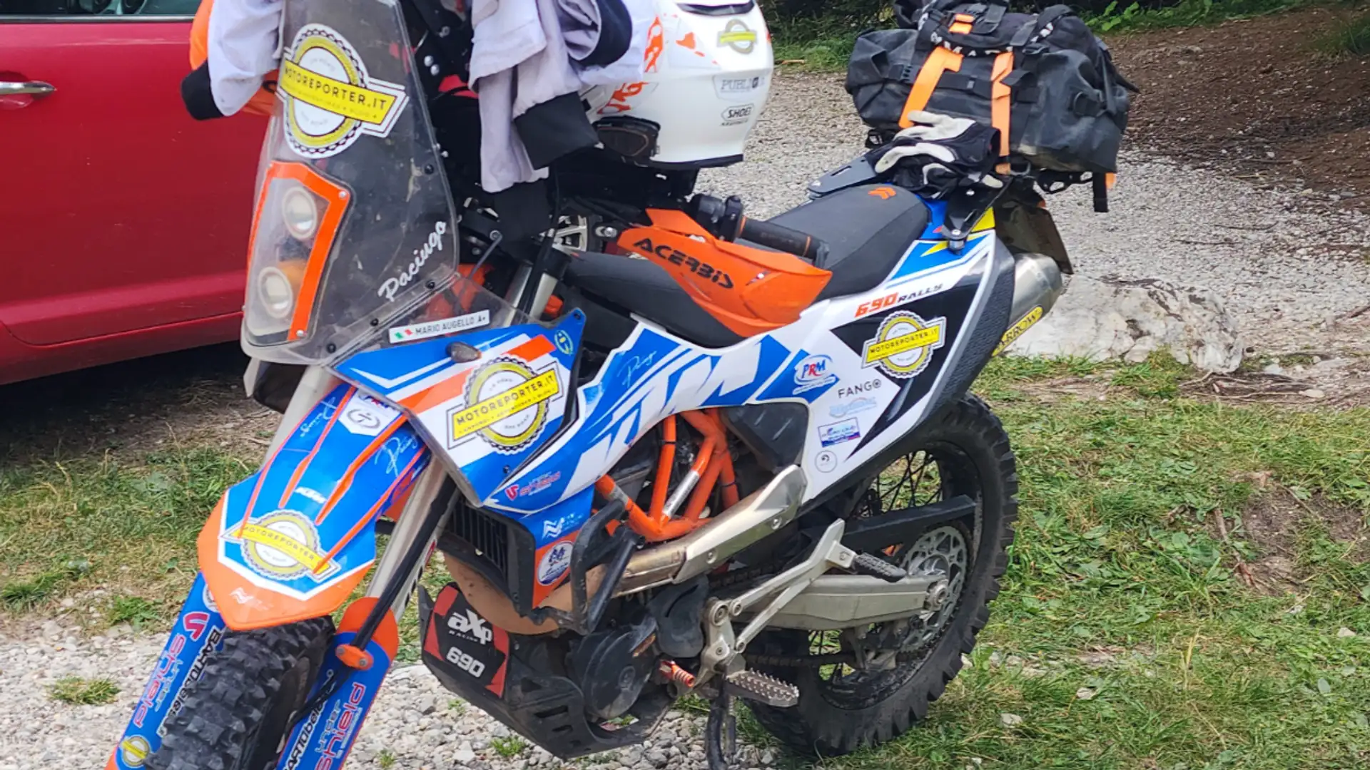 KTM 690 Enduro R Azul - 1
