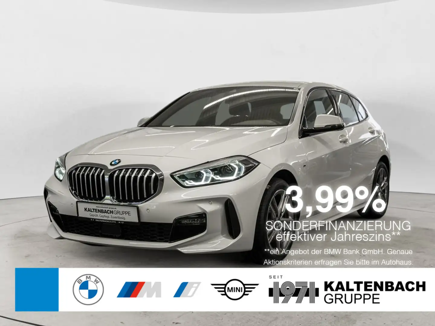 BMW 118 i M-Sport LED W-LAN NAVI SHZ PDC KLIMA Wit - 1