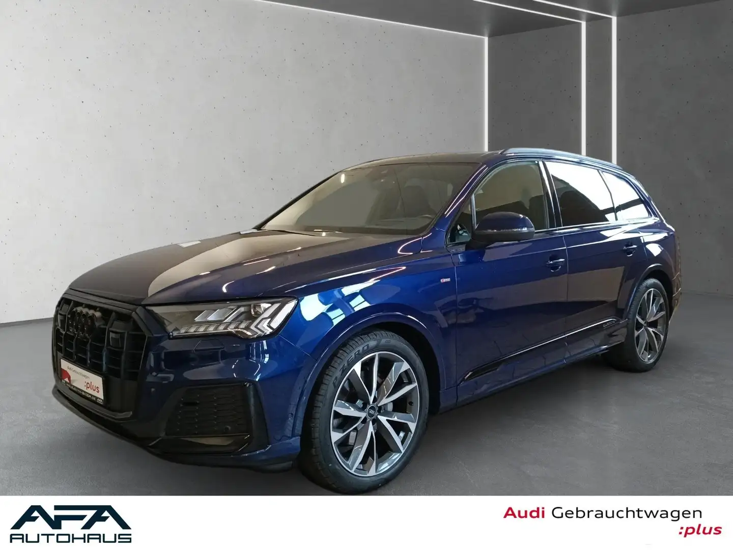 Audi Q7 50 TDI qu. tiptr. S-Line*Luft*AHK*Pano*StdHz Blu/Azzurro - 1