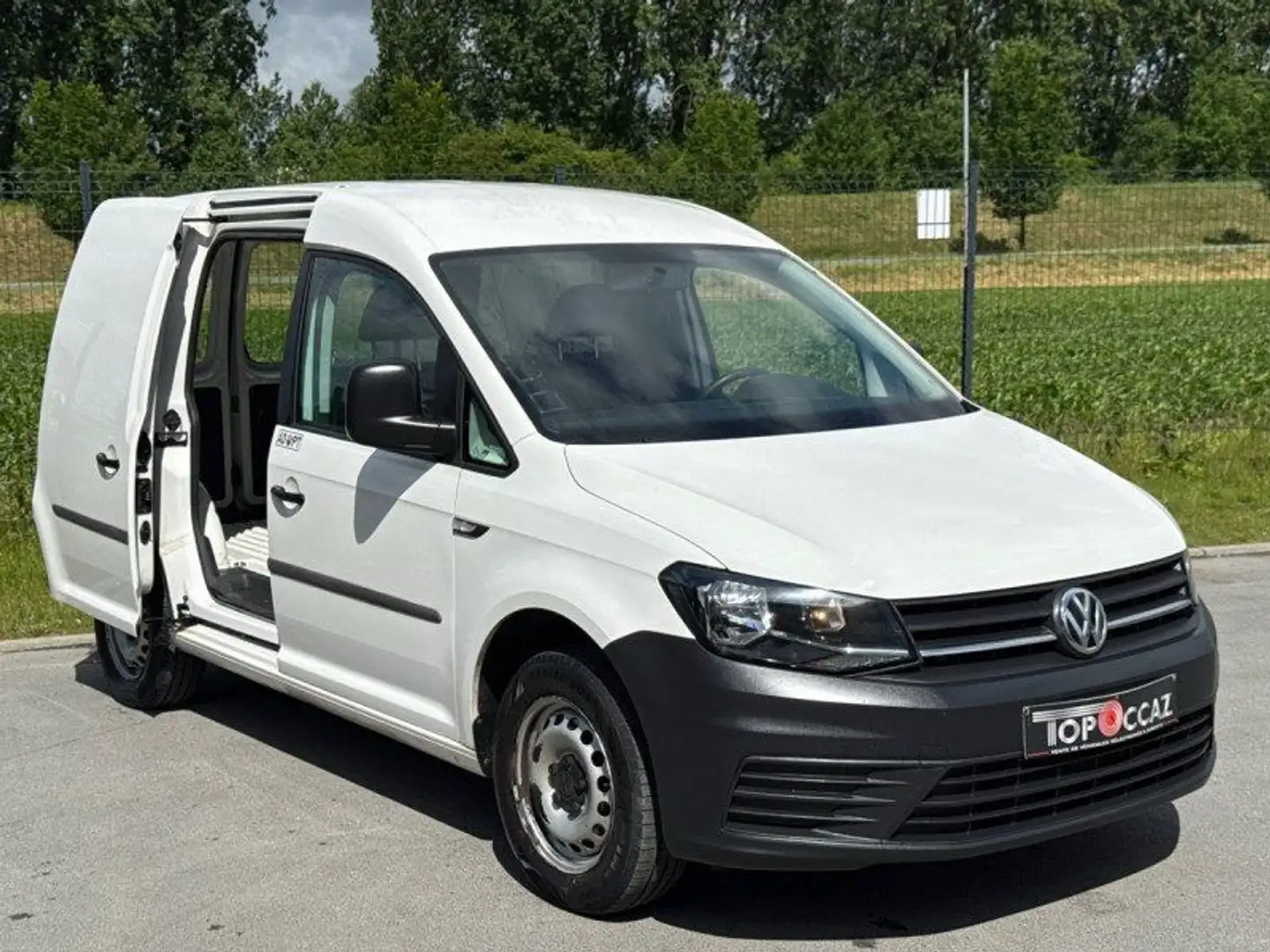 Volkswagen Caddy VAN 2.0 TDI 75CH VAN * 61.000KM * 2016 * CLIM * GA Blanc - 2