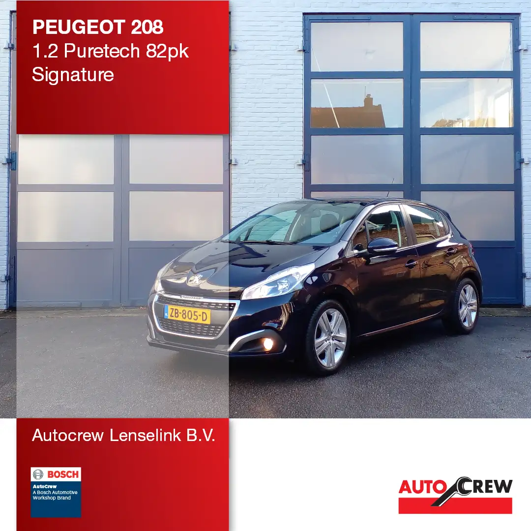 Peugeot 208 1.2 Puretech 82pk Signature | Origineel NL | Bleu - 1