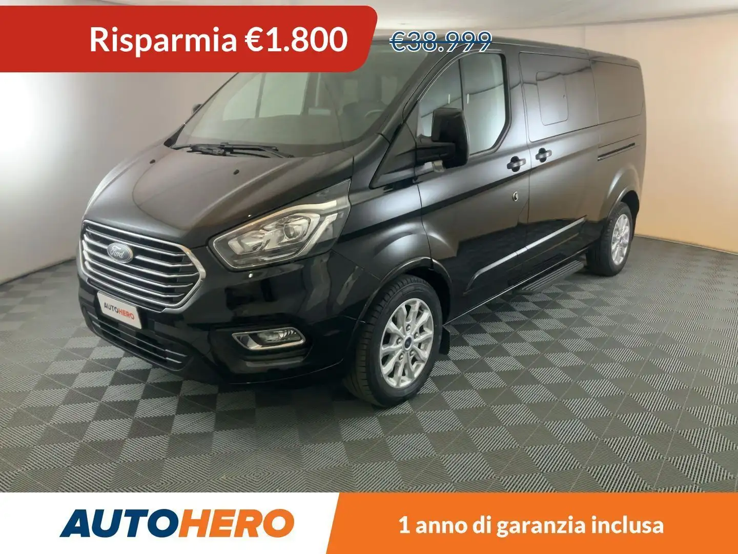 Ford Tourneo Custom 2.0 TDCi EcoBlue Titanium x 185 CV MHEV Nero - 1