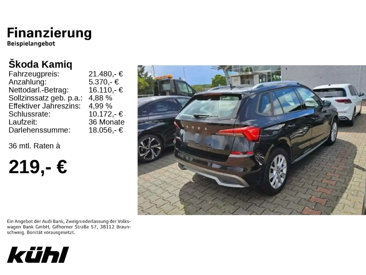 Skoda Kamiq 1.5 TSI DSG Style LED ACC Kamera Navi AHK Negru - 2