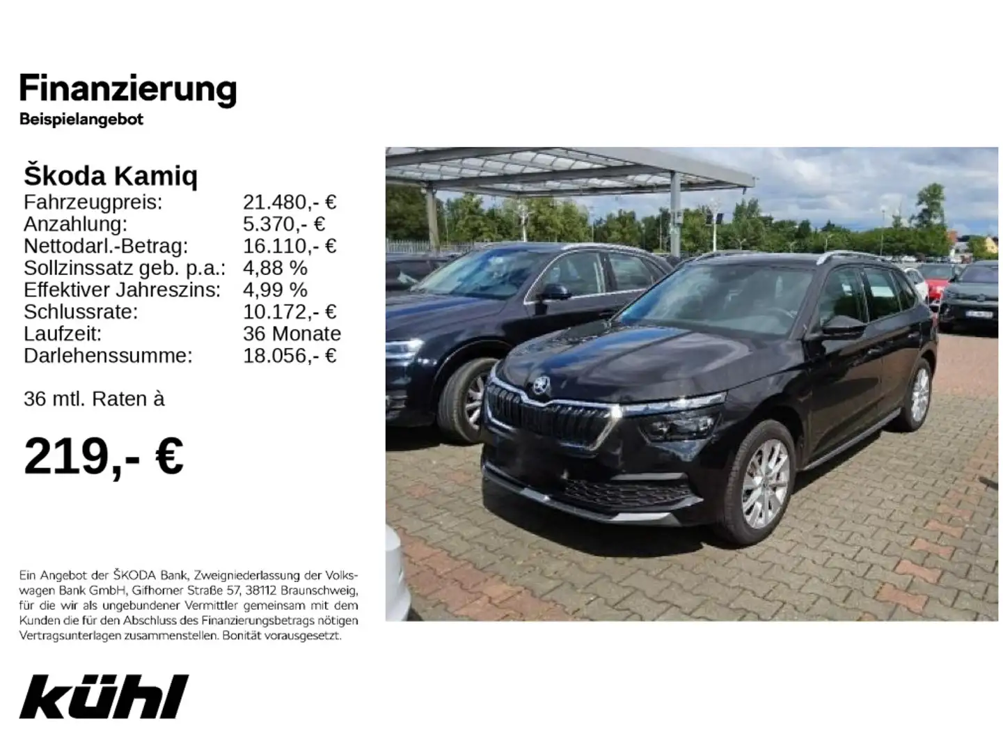 Skoda Kamiq 1.5 TSI DSG Style LED ACC Kamera Navi AHK Negru - 1
