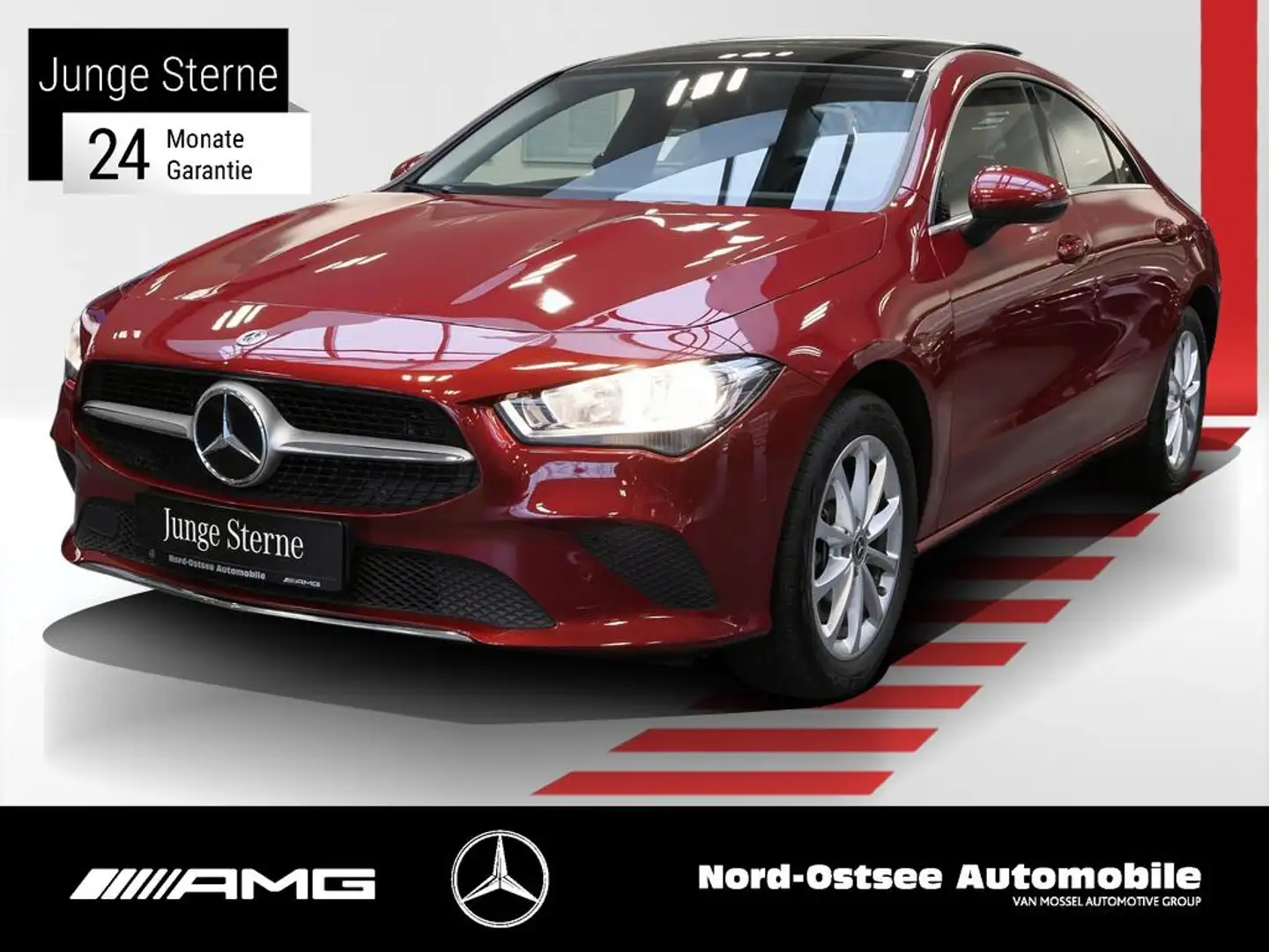 Mercedes-Benz CLA 250 e Progressive Pano-Dach Navi Sitzheizung Rojo - 1