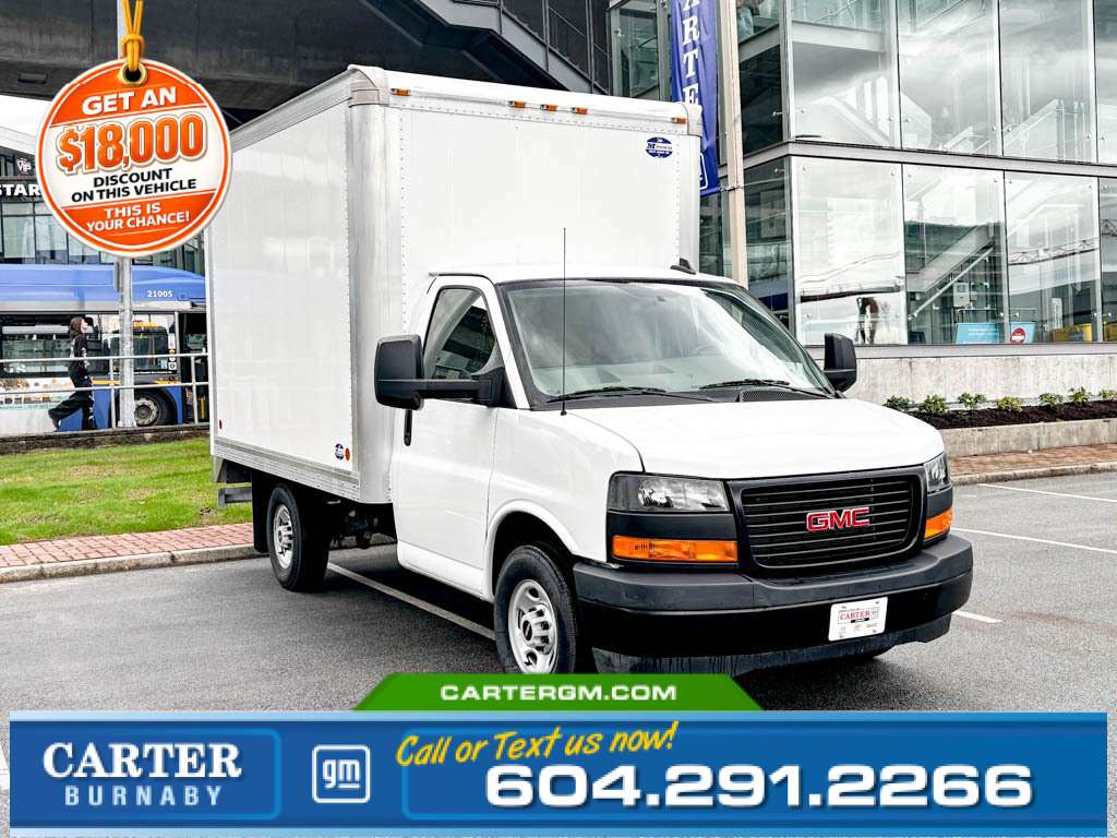 White 2024 GMC Savana Chassis Van Rear-Wheel Drive 8-Speed Automatic